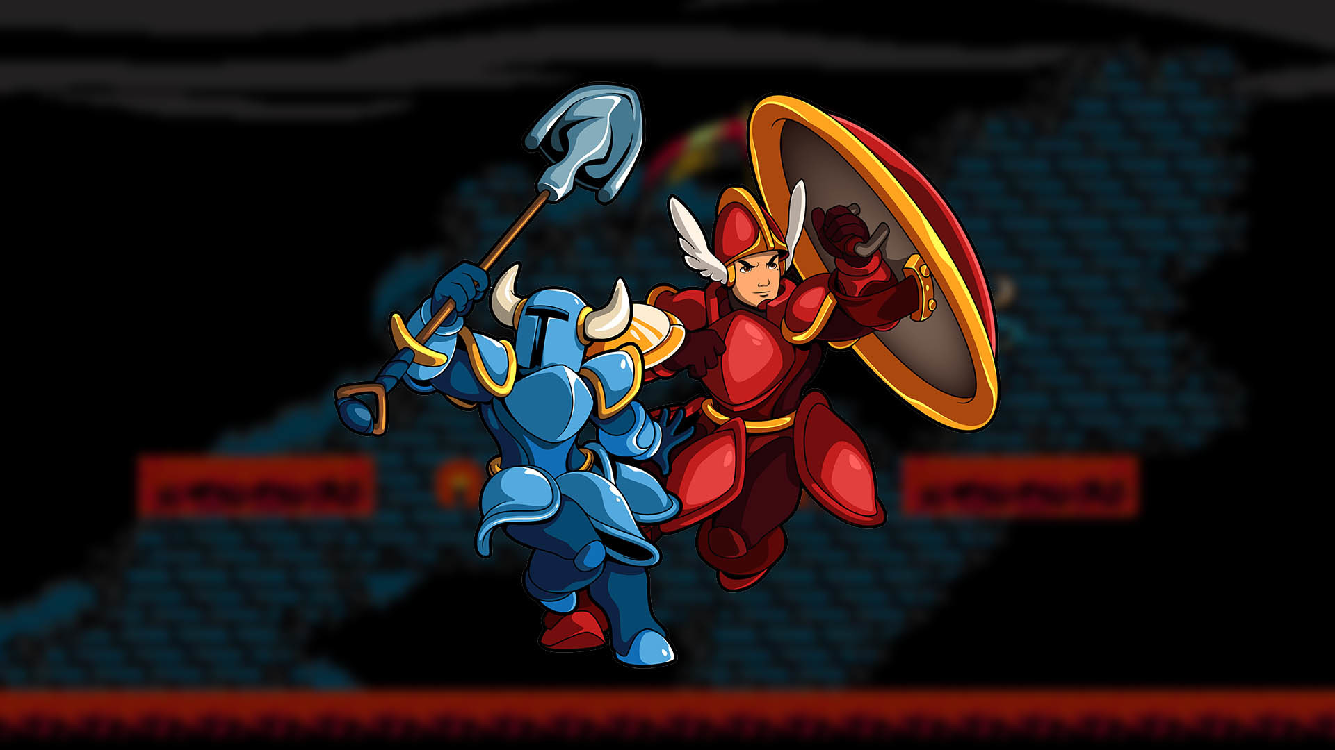 1920x1080 All Armor options for Shovel Knight.