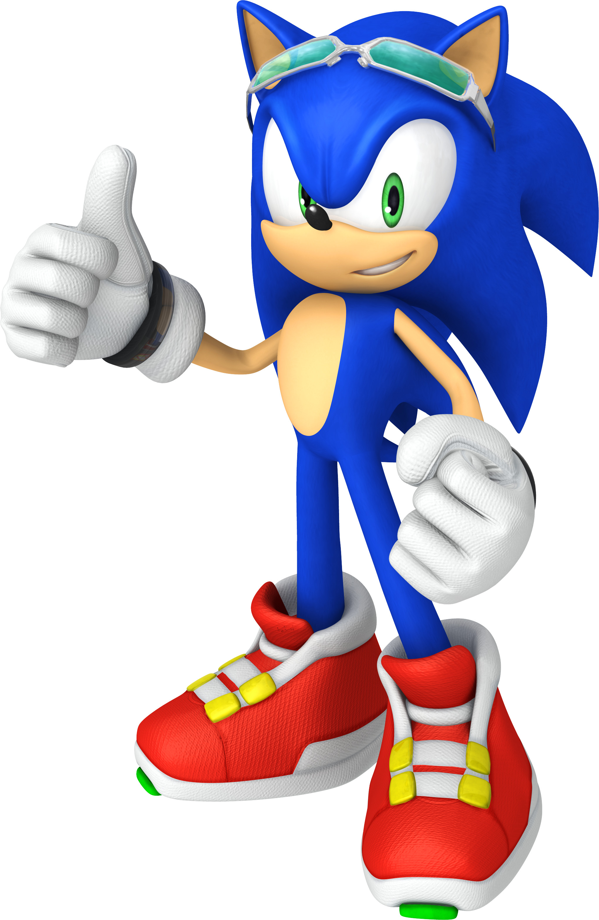 2044x3138 3D Sonic the Hedgehog 'Free Rider' thumbs ...