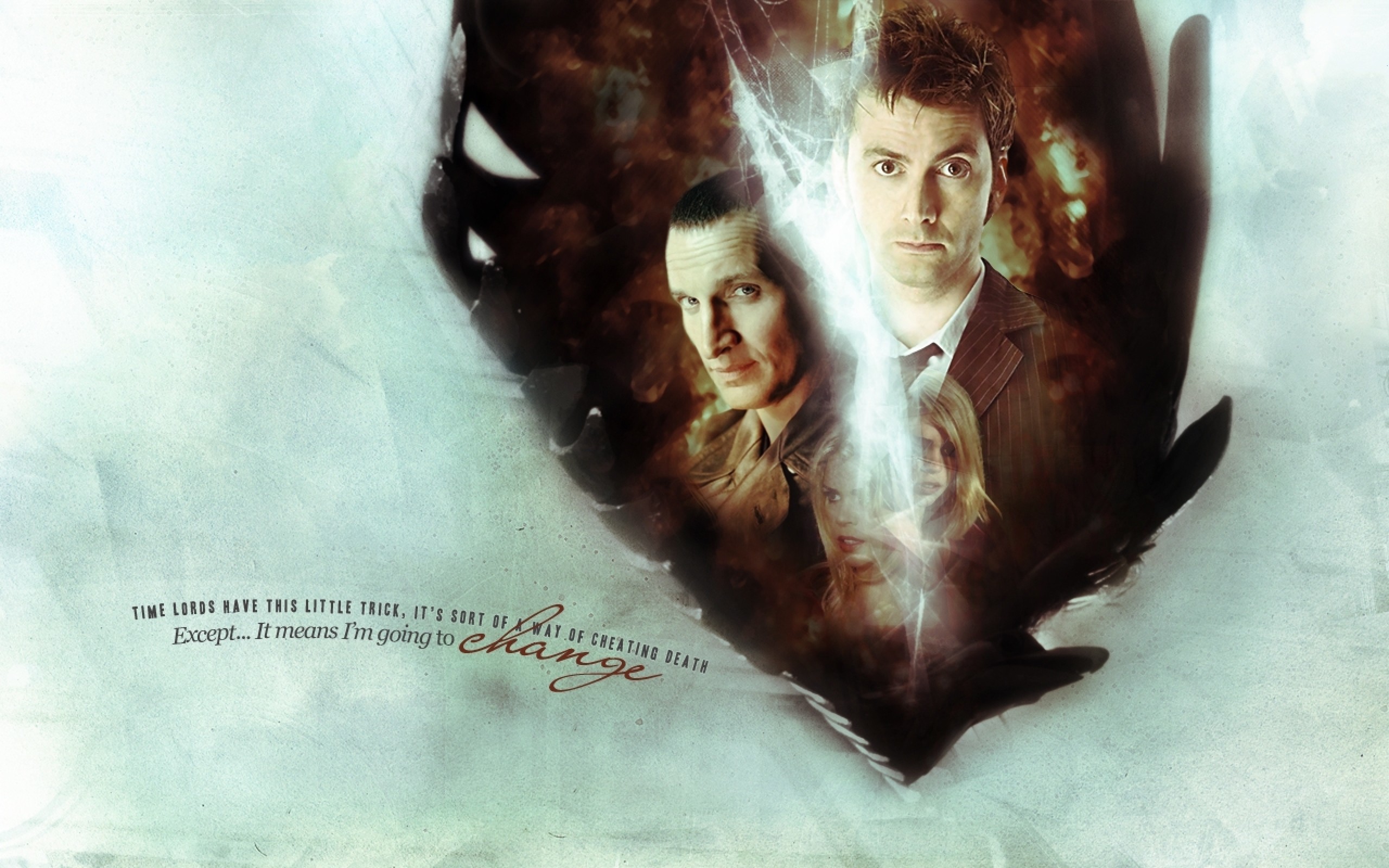 2560x1600 Doctor Who, The Doctor, TARDIS, Christopher Eccleston, David Tennant,  Billie Piper, Tenth Doctor, Quote, Rose Tyler Wallpapers HD / Desktop and  Mobile ...