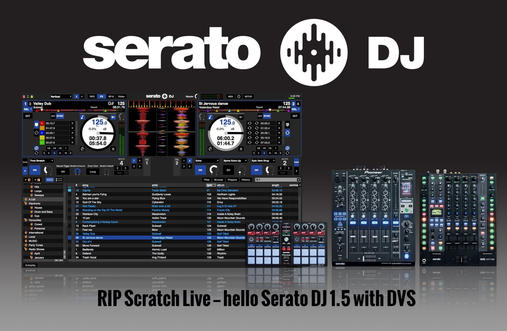 2000x1307 Brace yourselves, because this is one of those “I remember where I was”  moments, because Serato have just announced that Serato DJ 1.5 will be DVS  enabled, ...