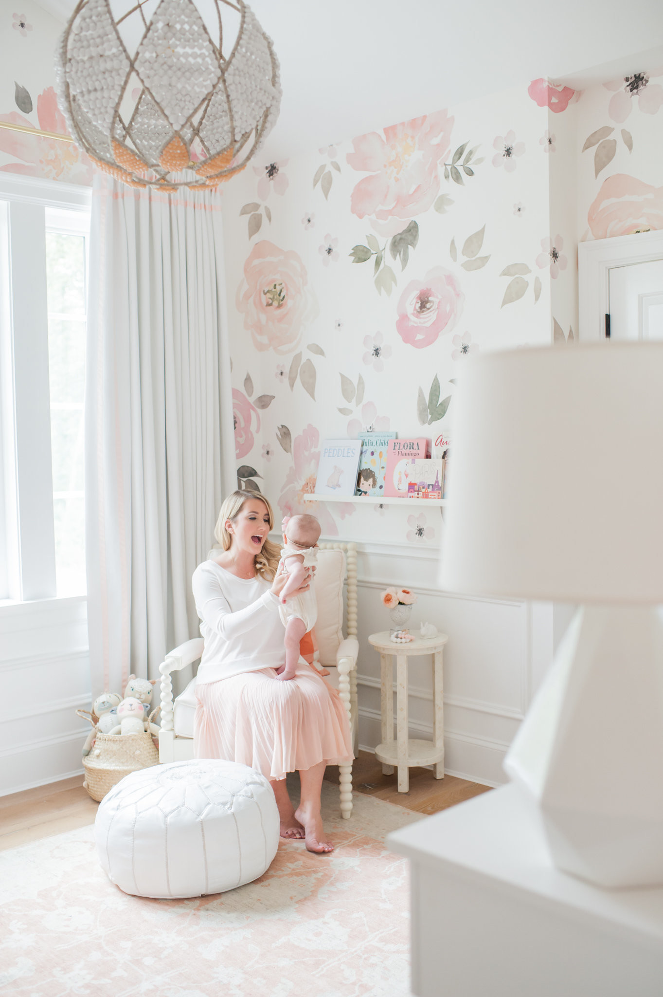 1363x2048 Nursery for a little girl by Monika Hibbs and Olio Studio. Photo by Blush  Wedding. Pink WallpaperBlush ...