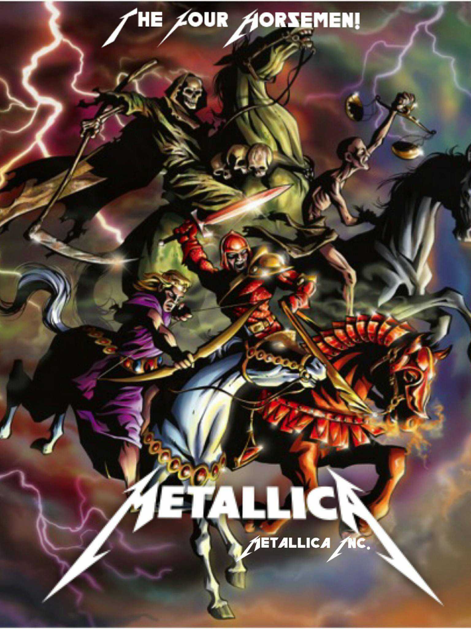 1536x2048 The Four Horsemen - Metallica.oh yeah yeah!