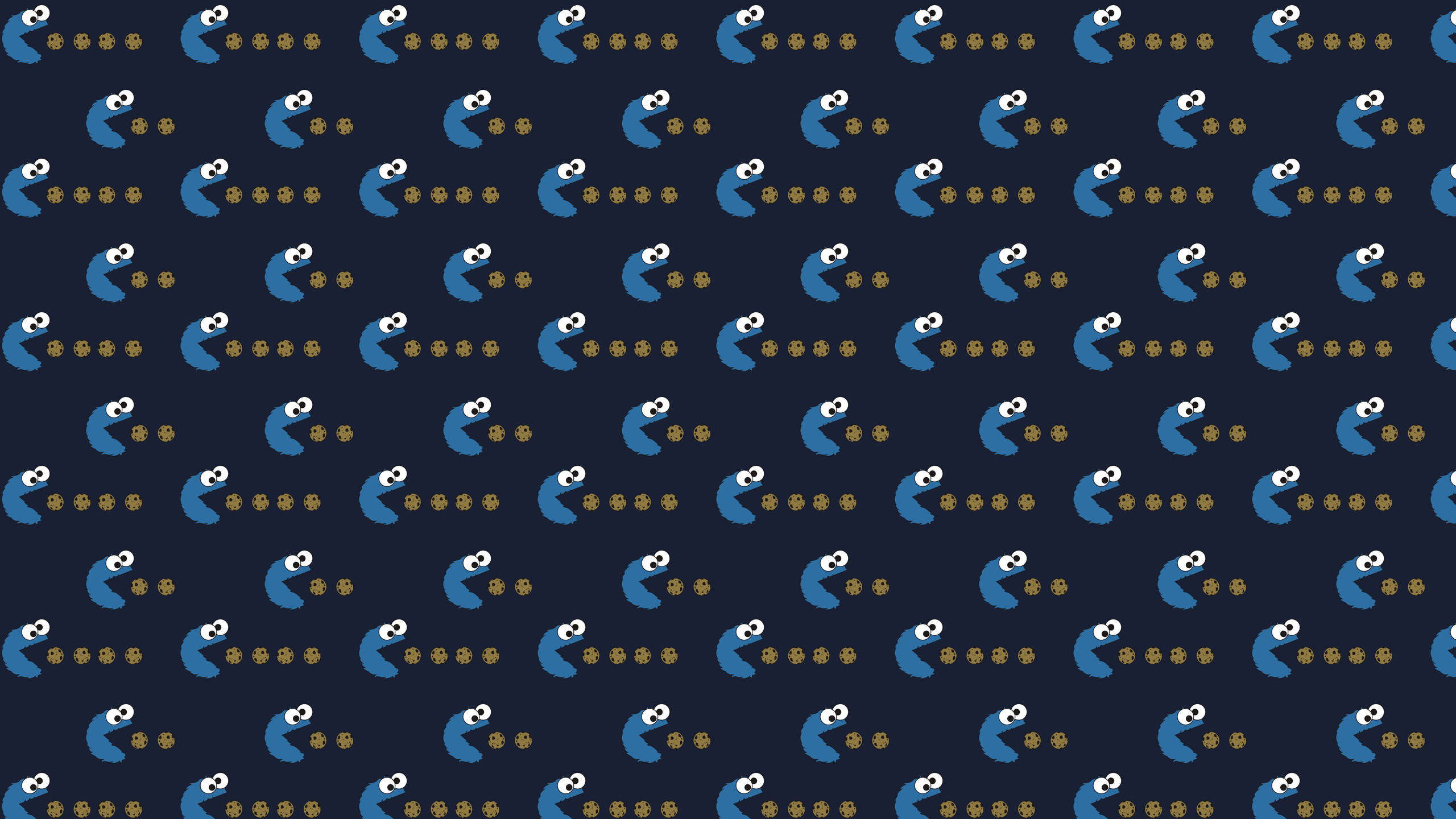 2560x1440 Cookie Monster Desktop Wallpaper