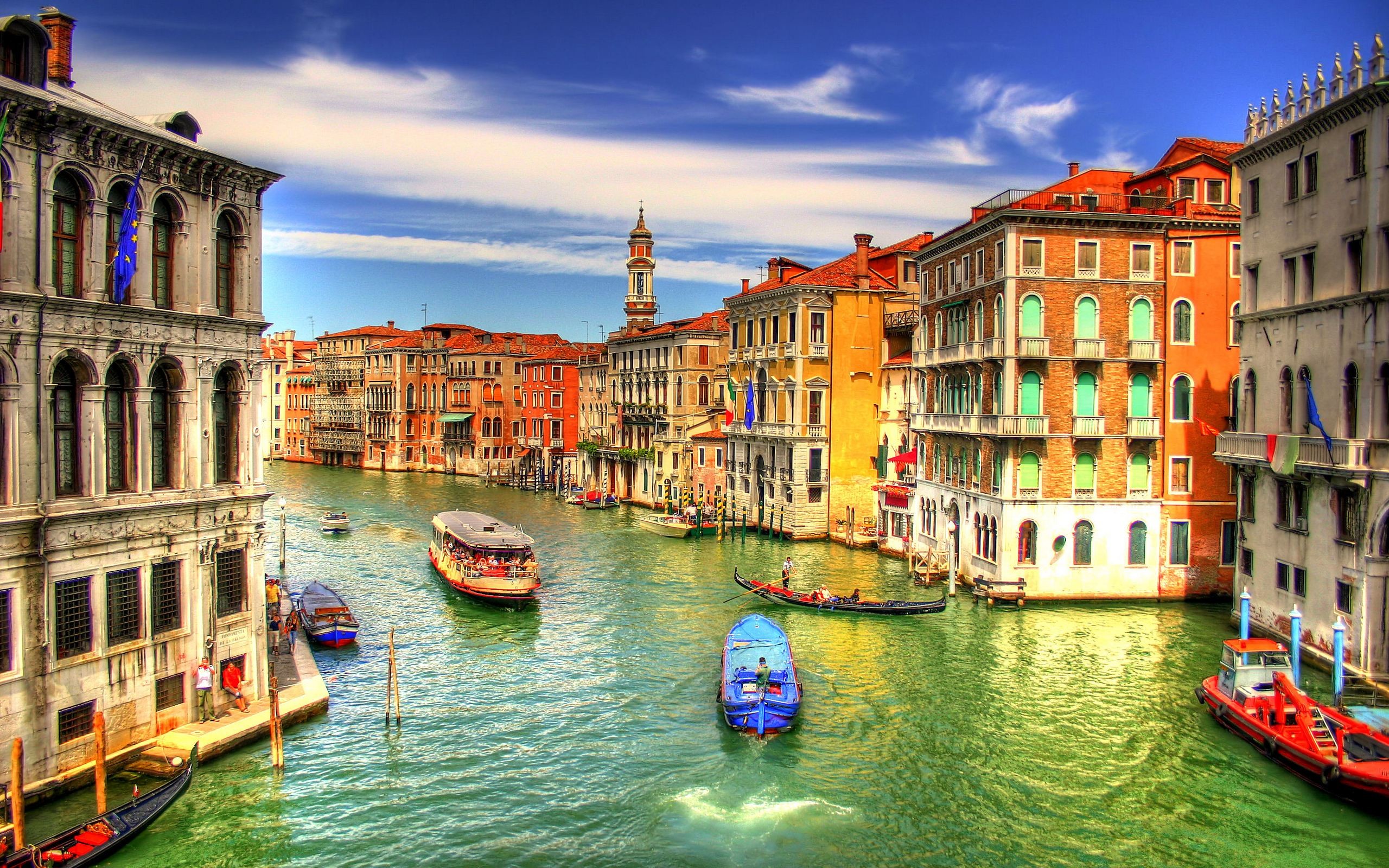 2560x1600 Venice Gondola Romantic