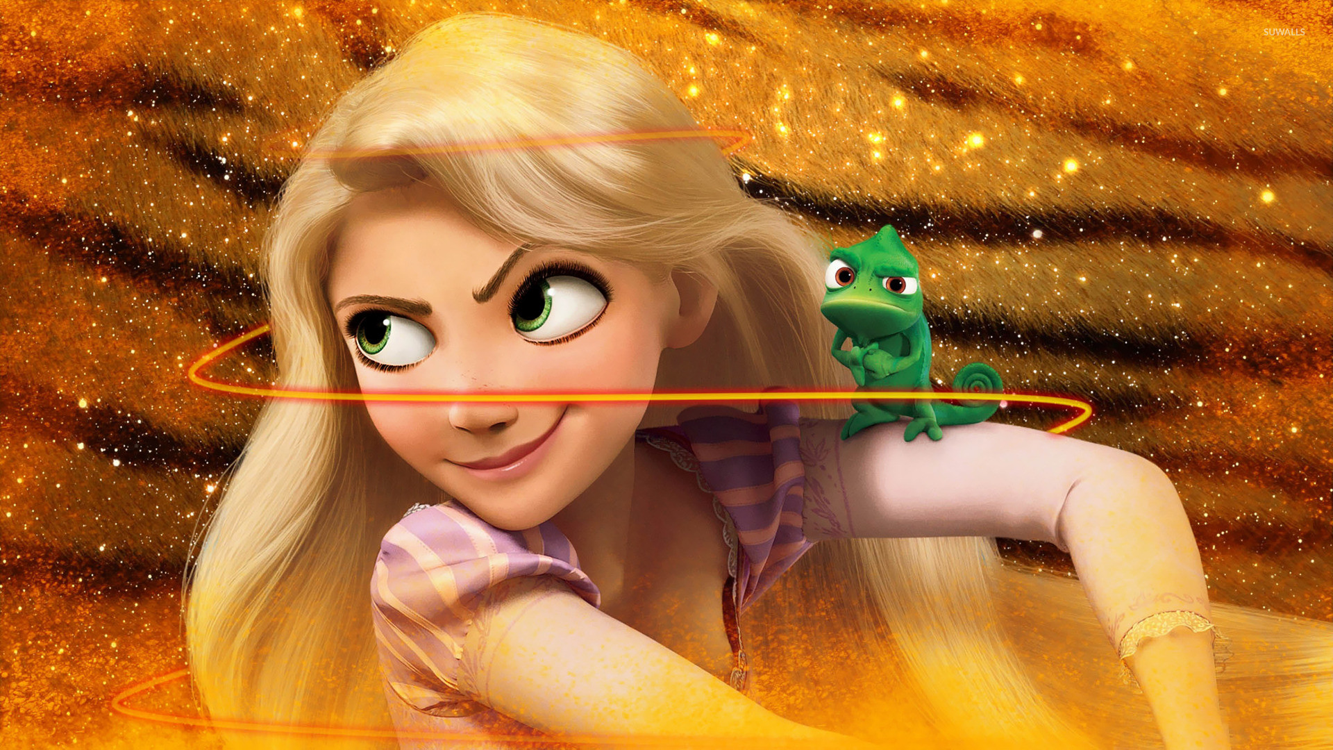 1920x1080 Rapunzel and Pascal - Tangled wallpaper
