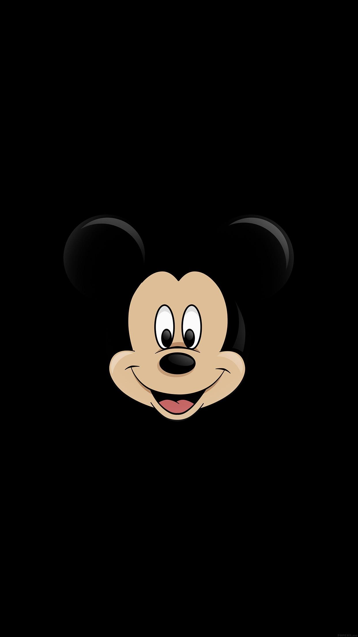 1242x2208 Mickey Mouse Dark Logo Disney
