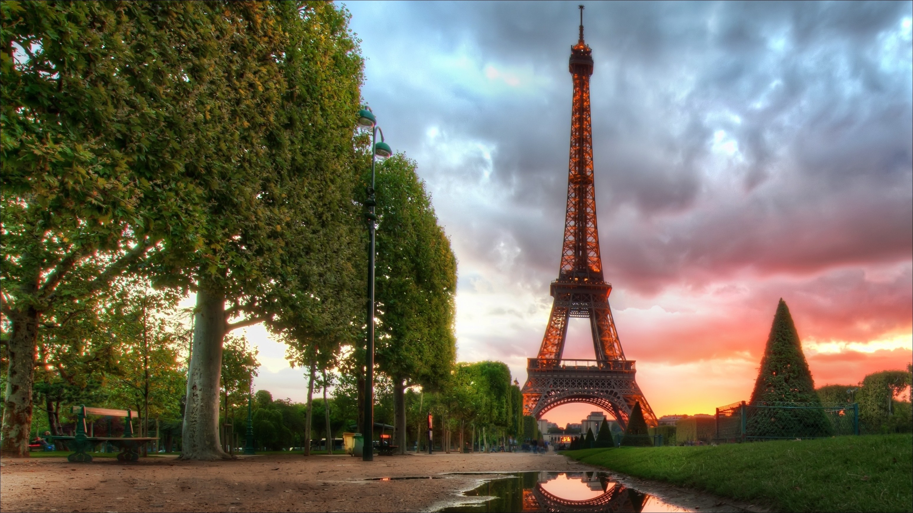 3099x1743 nature, Eiffel Tower, Paris Wallpapers HD / Desktop and .
