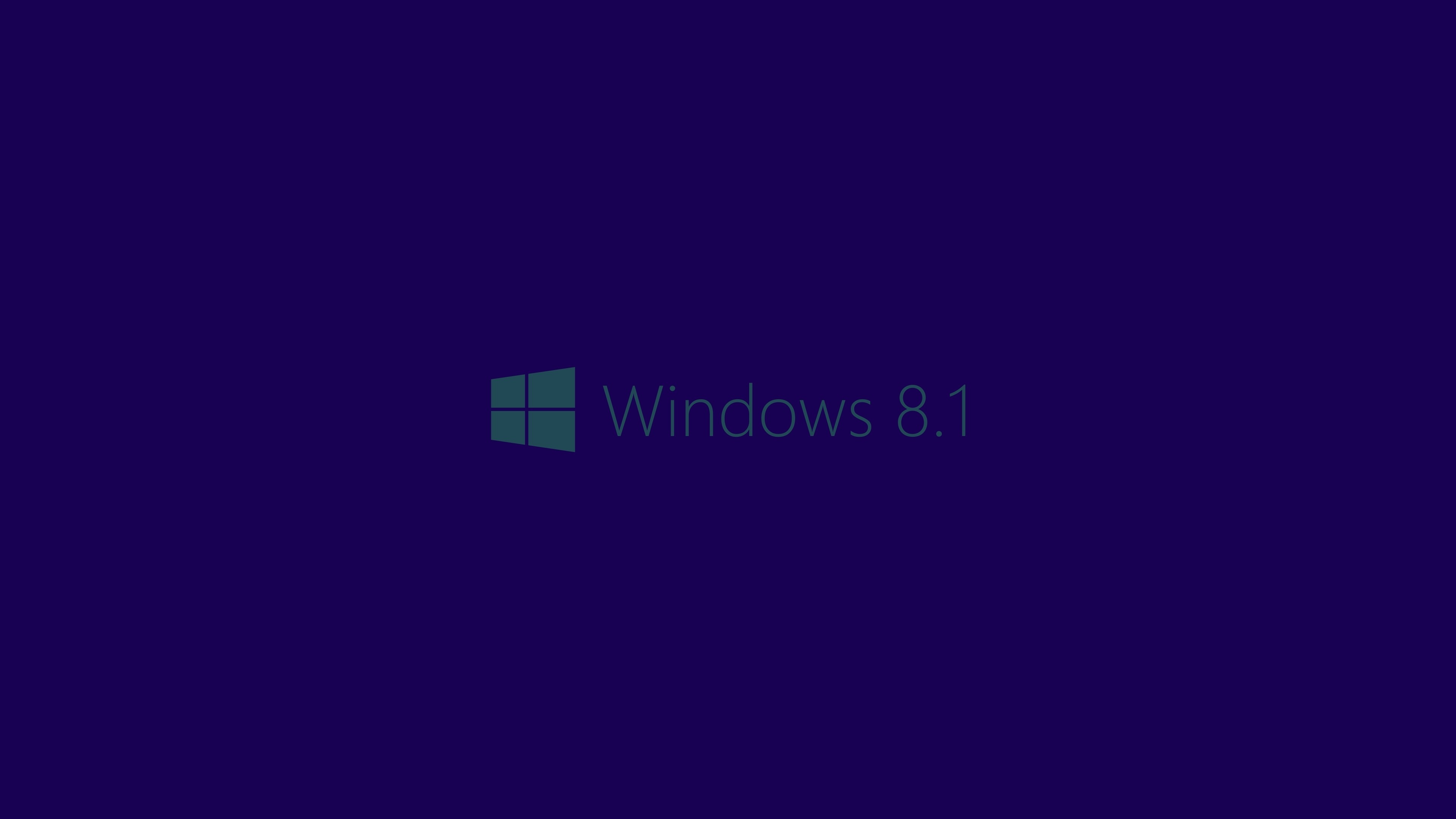 3840x2160 ... windows-8-1-fon-siniy-logotip ...