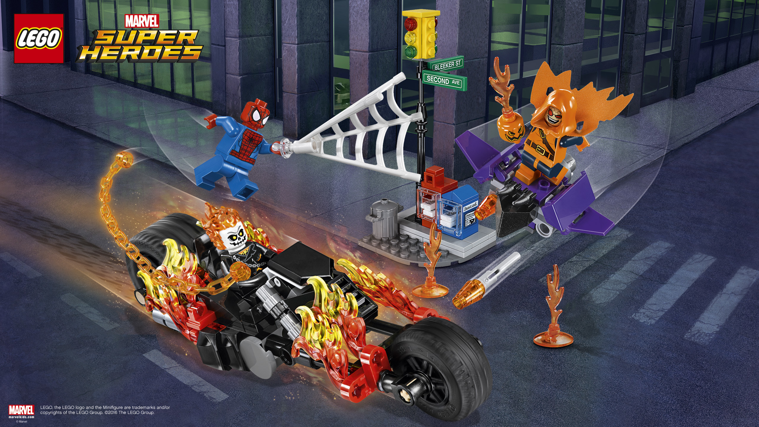 2560x1440 Spider-Man: Ghost Rider Team-up
