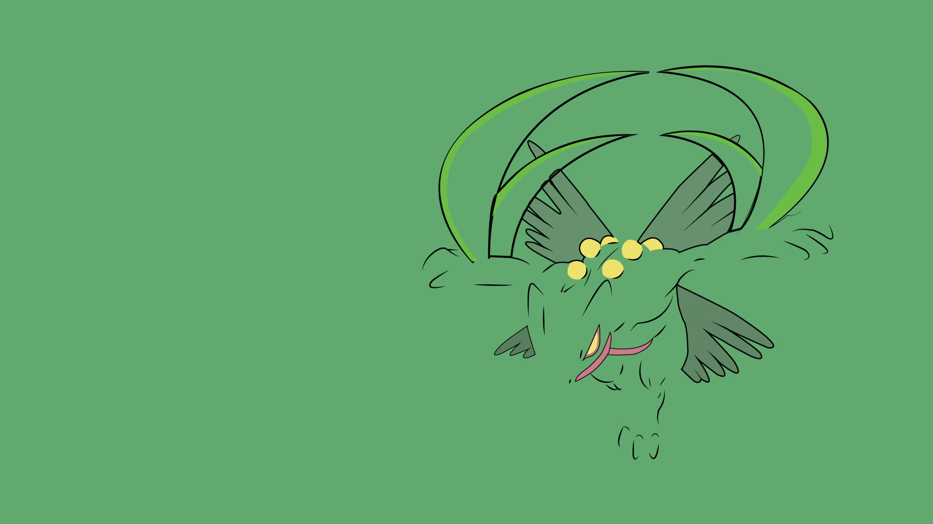1921x1080 You all loved Blaziken, so here is Sceptile!