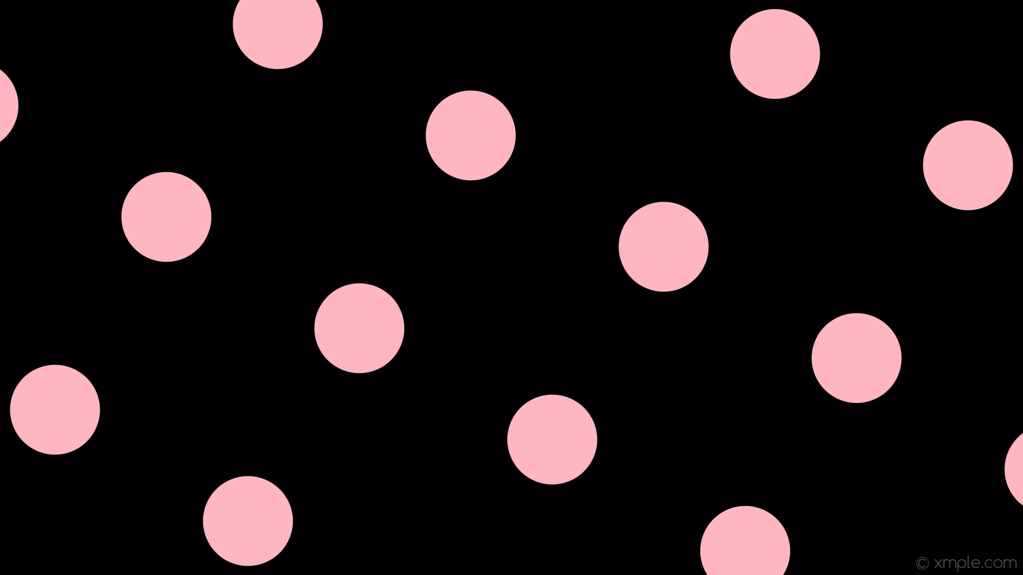 2048x1152 wallpaper pink black spots polka dots light pink #000000 #ffb6c1 330Â° 180px  446px