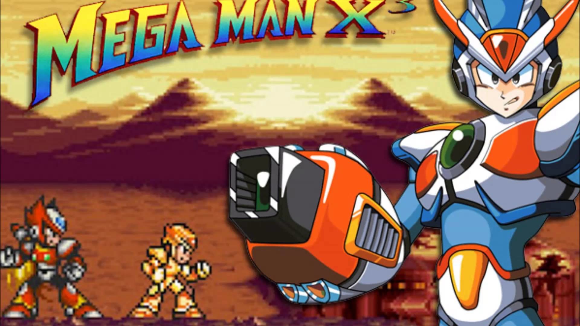1920x1080 Mega Man X3 OST (Playstation) - Intro Stage (Maverick Hunter HQ)