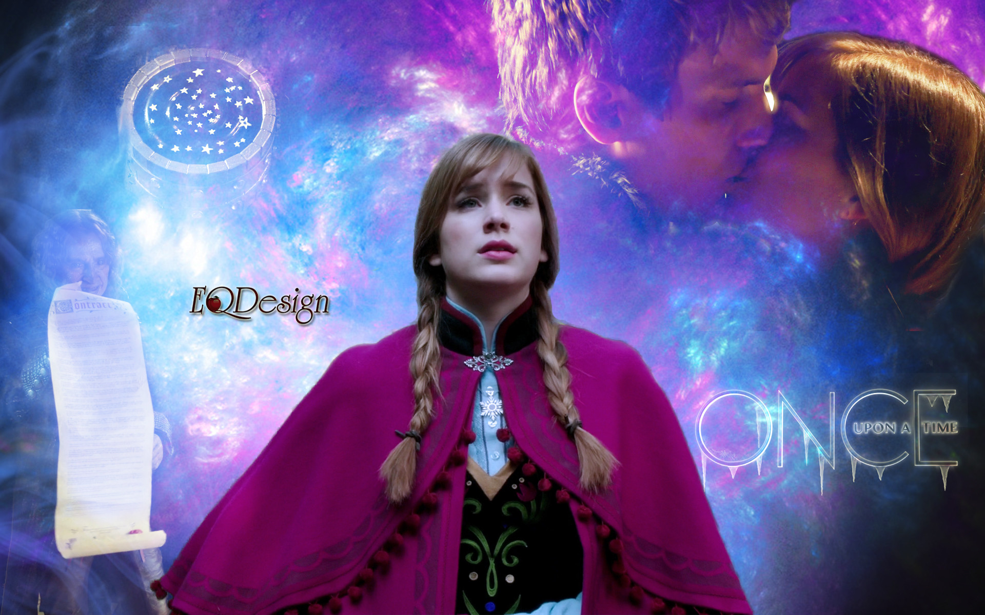 1920x1200 ... Anna from Arendelle - Once Upon a Time by eqdesign