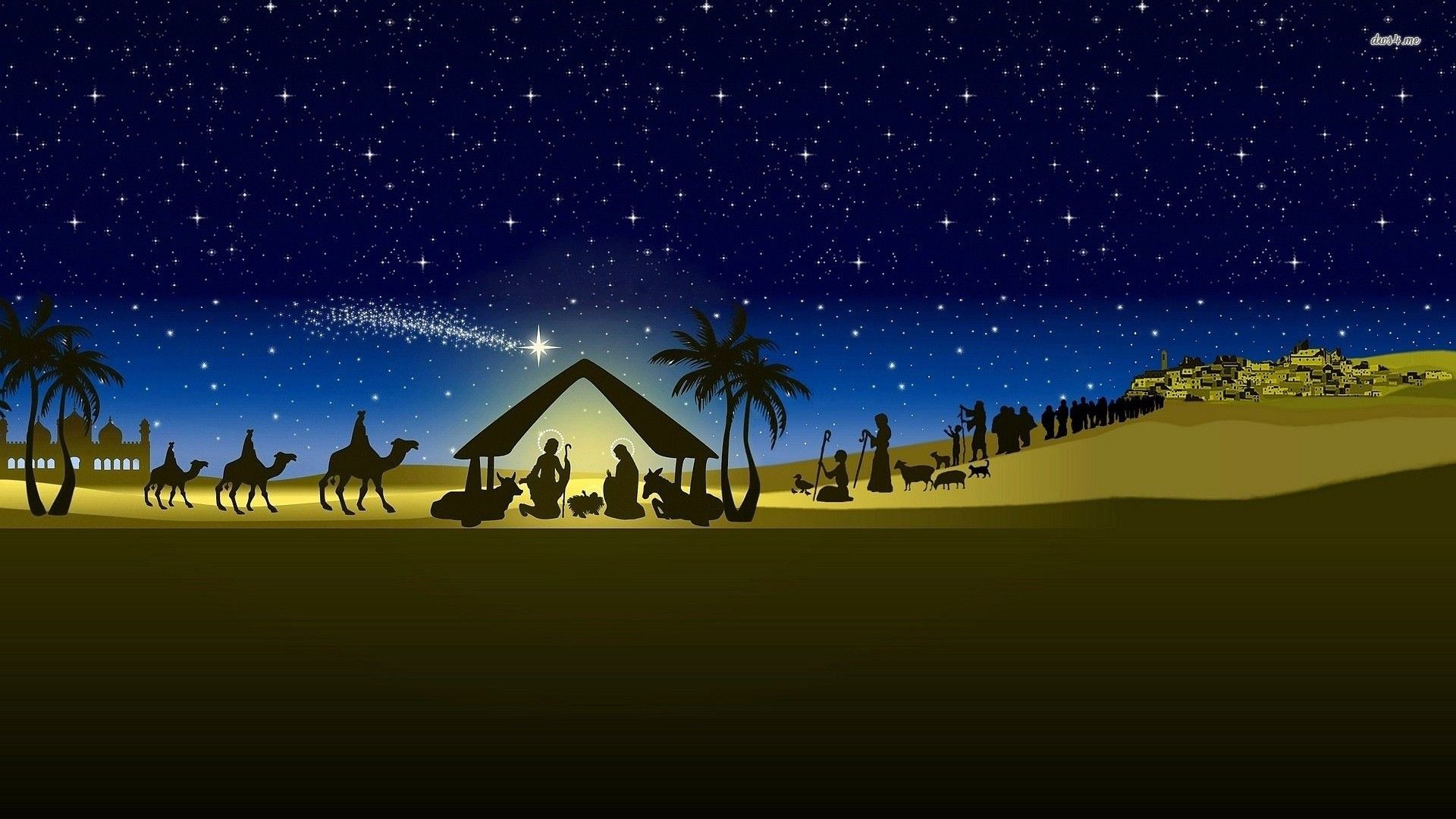 1920x1080 Nativity scene background pictures