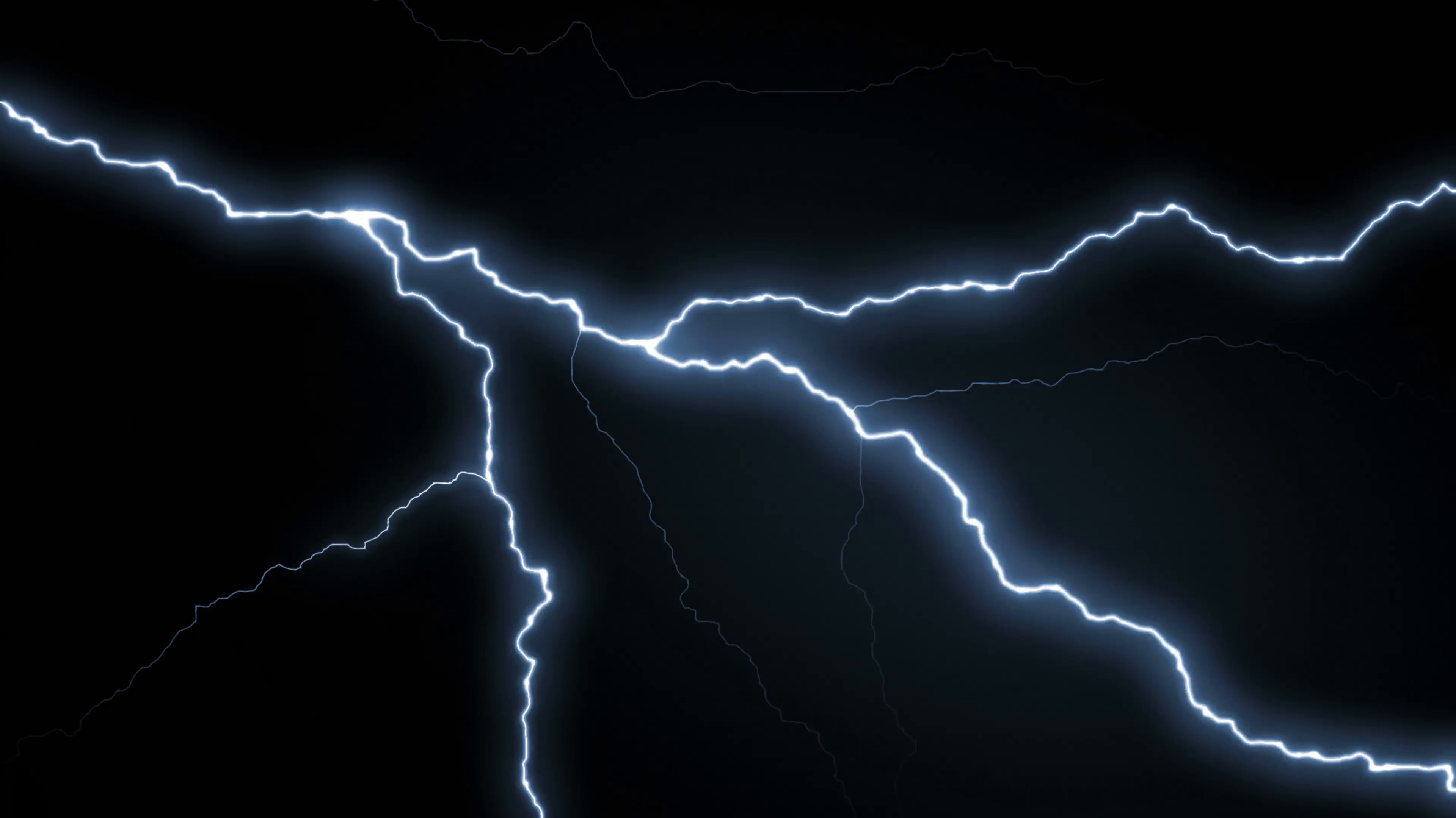 3840x2160 Lightning strikes over black background REALISTIC Motion Background -  VideoBlocks
