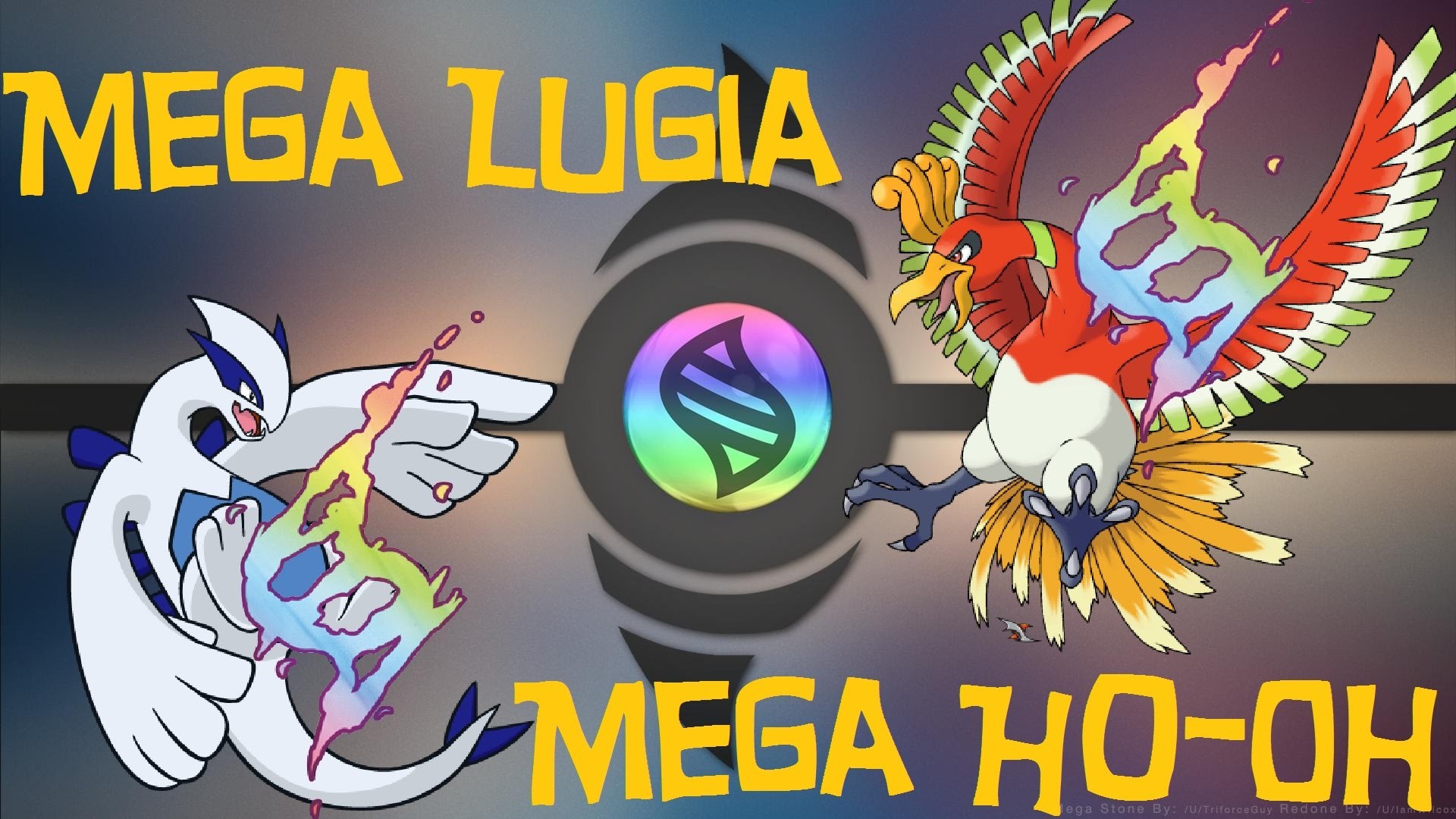 1920x1080 Mega Lugia and Ho-Oh | Pokemon Omega Ruby and Alpha Sapphire (Fan Made) -  YouTube