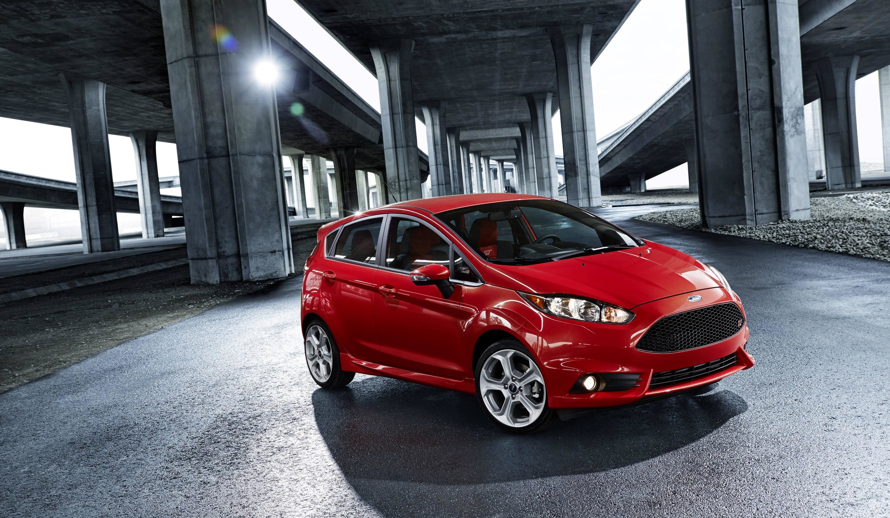 2880x1677 Ford : 2016 Ford Fiesta St Color Red Exterior Front View Wallpaper .
