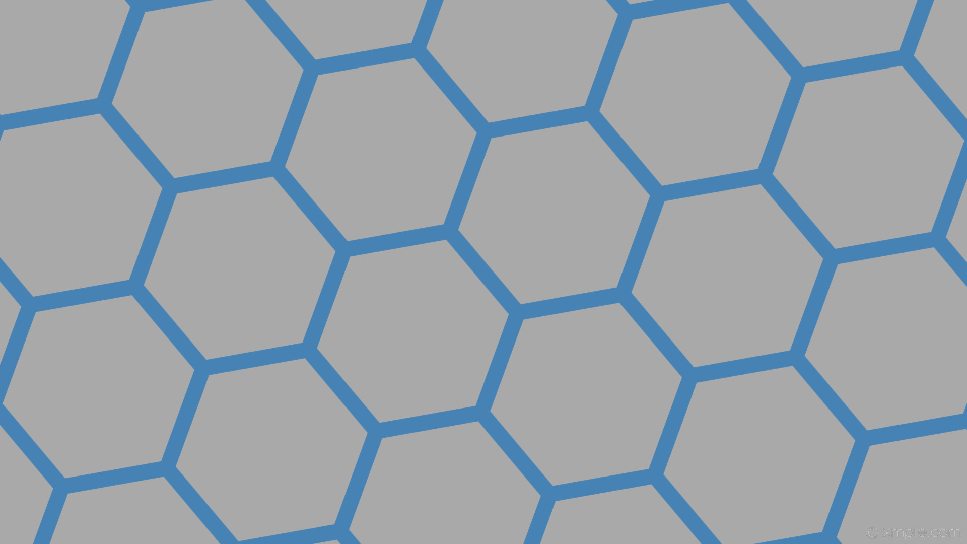 1920x1080 wallpaper grey blue honeycomb beehive hexagon dark gray steel blue #a9a9a9  #4682b4 diagonal 40