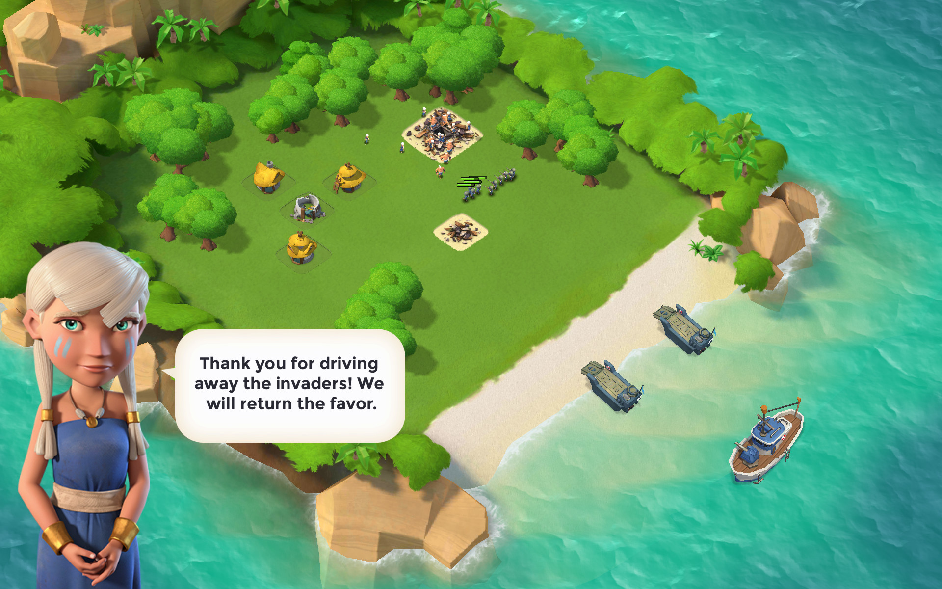 1920x1200 Boom Beach comes from the people who developed Clash of Clans, and while  this game is different, they share the same genre. Those virtual buttons  may look ...