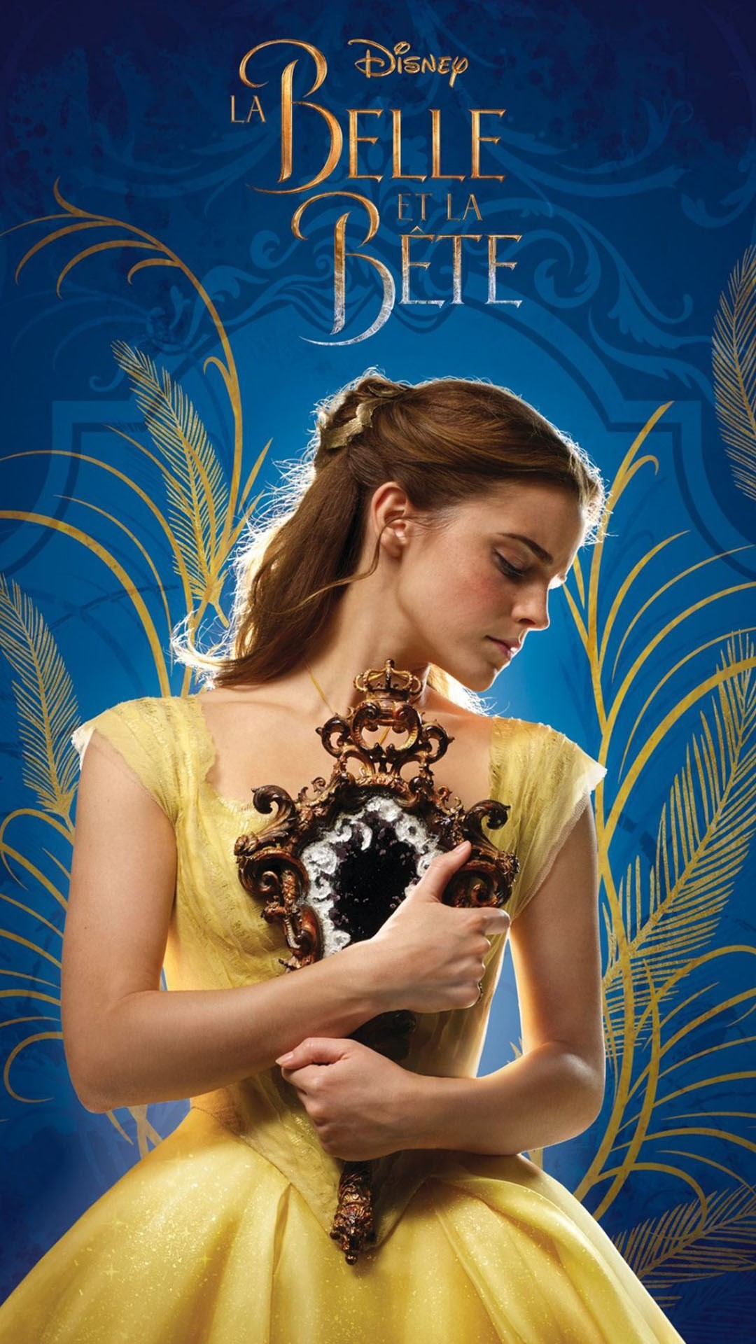 1080x1920 ... Beauty and the Beast Emma Watson Film Poster iPhone 8 wallpaper.