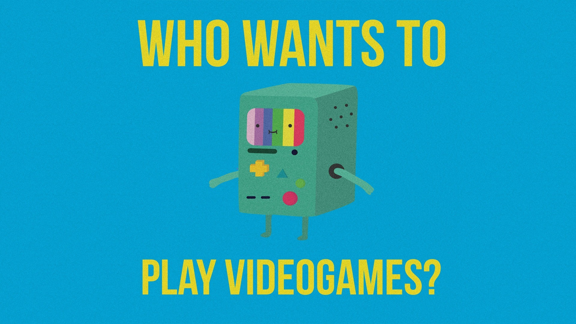1920x1080 Who wants to play videogames? (Beemo wallpaper) ...
