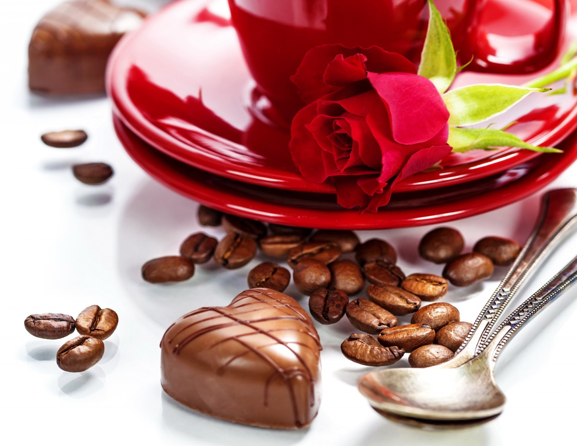 1920x1486 valentine's day love heart romantic roses rose heart candy chocolate coffee  dish spoon