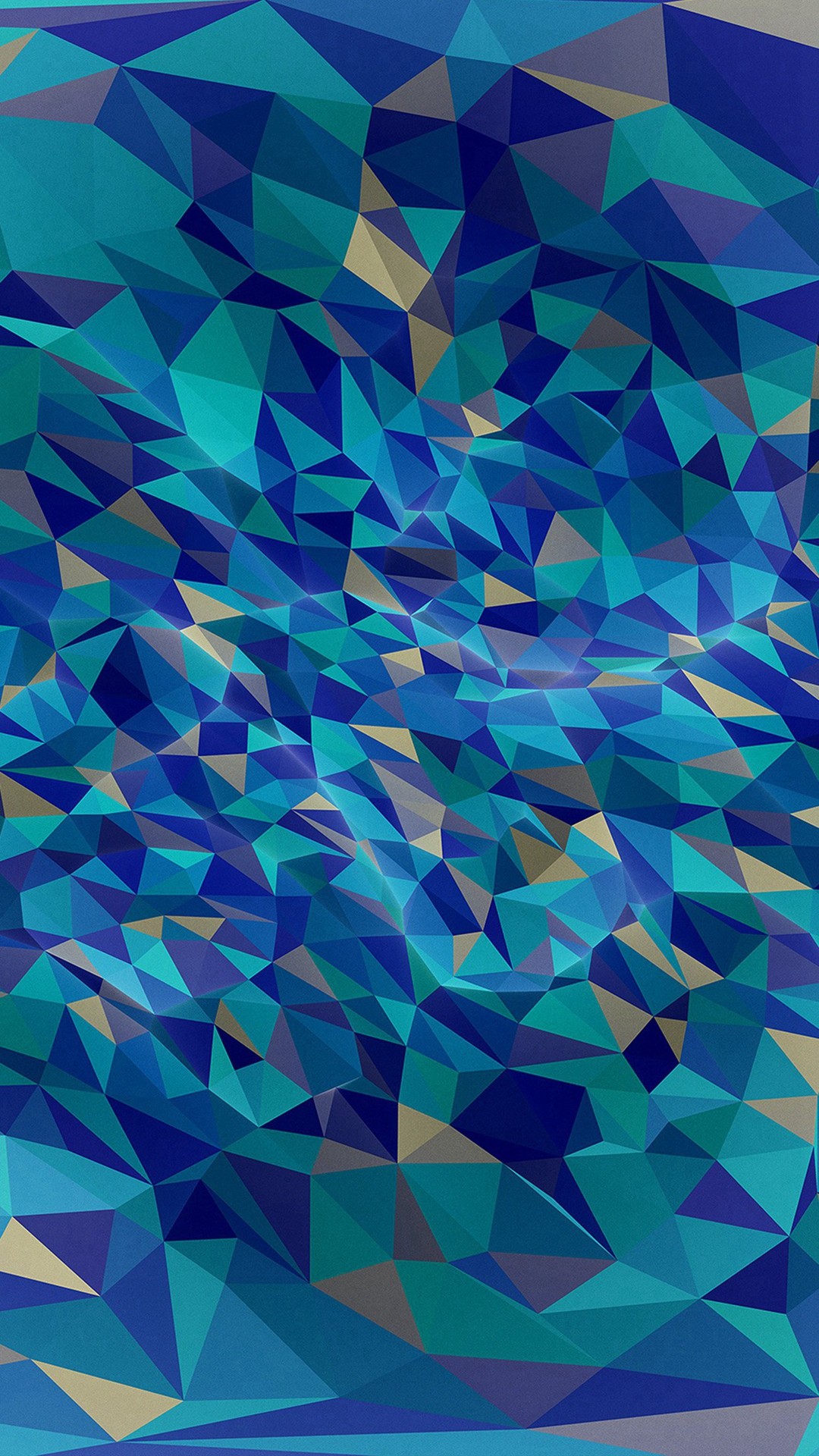 1080x1920 Metaphysics Art Blue Polygon Pattern #iPhone #6 #wallpaper