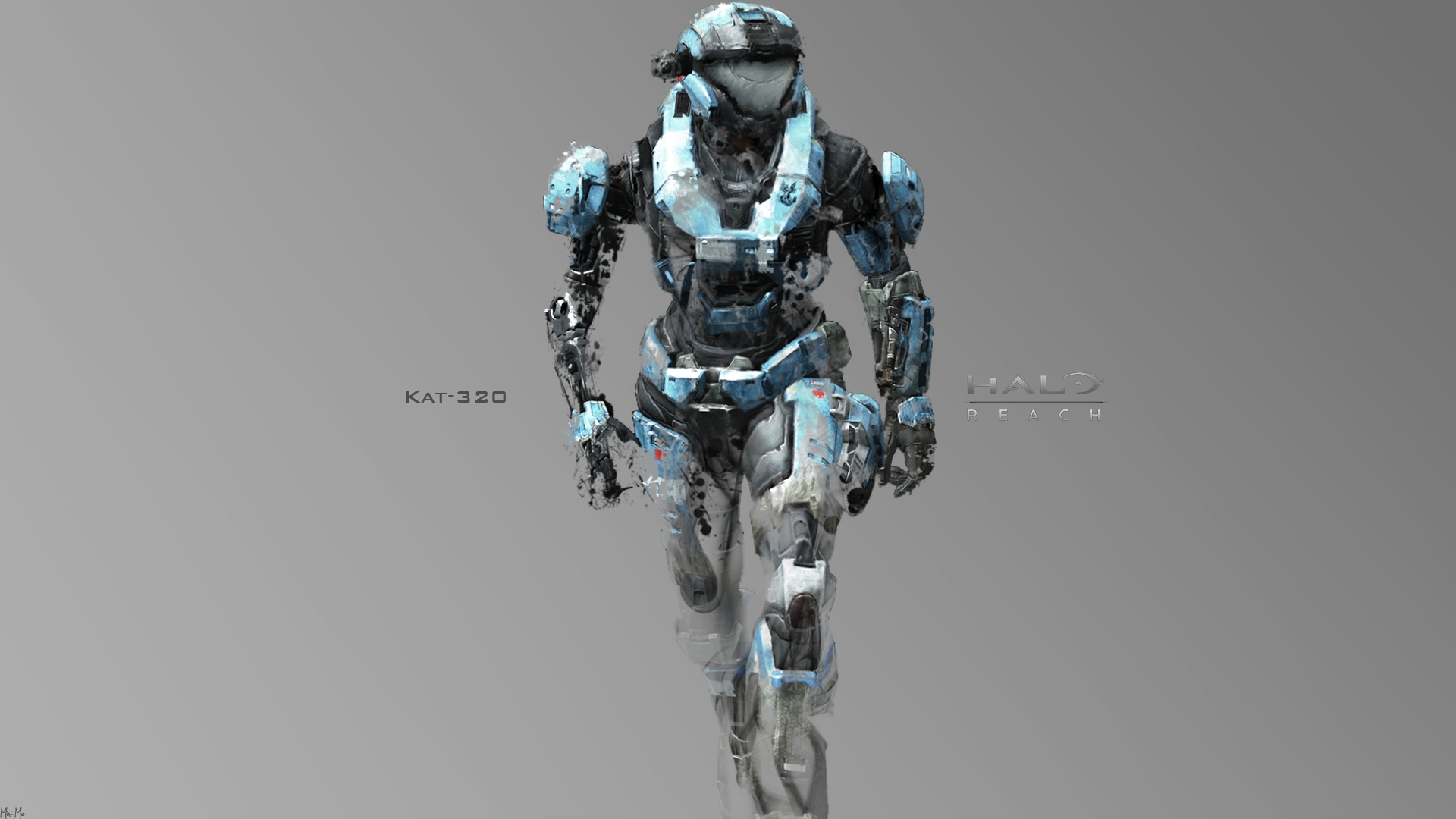 3840x2160 Preview wallpaper halo, soldier, armor, kat-320 