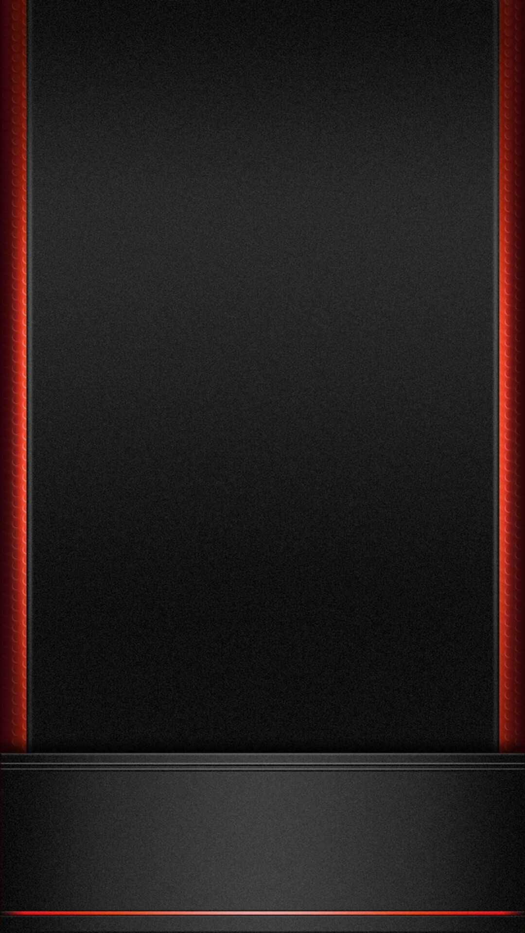 1080x1920 Black with Red Trim Wallpaper