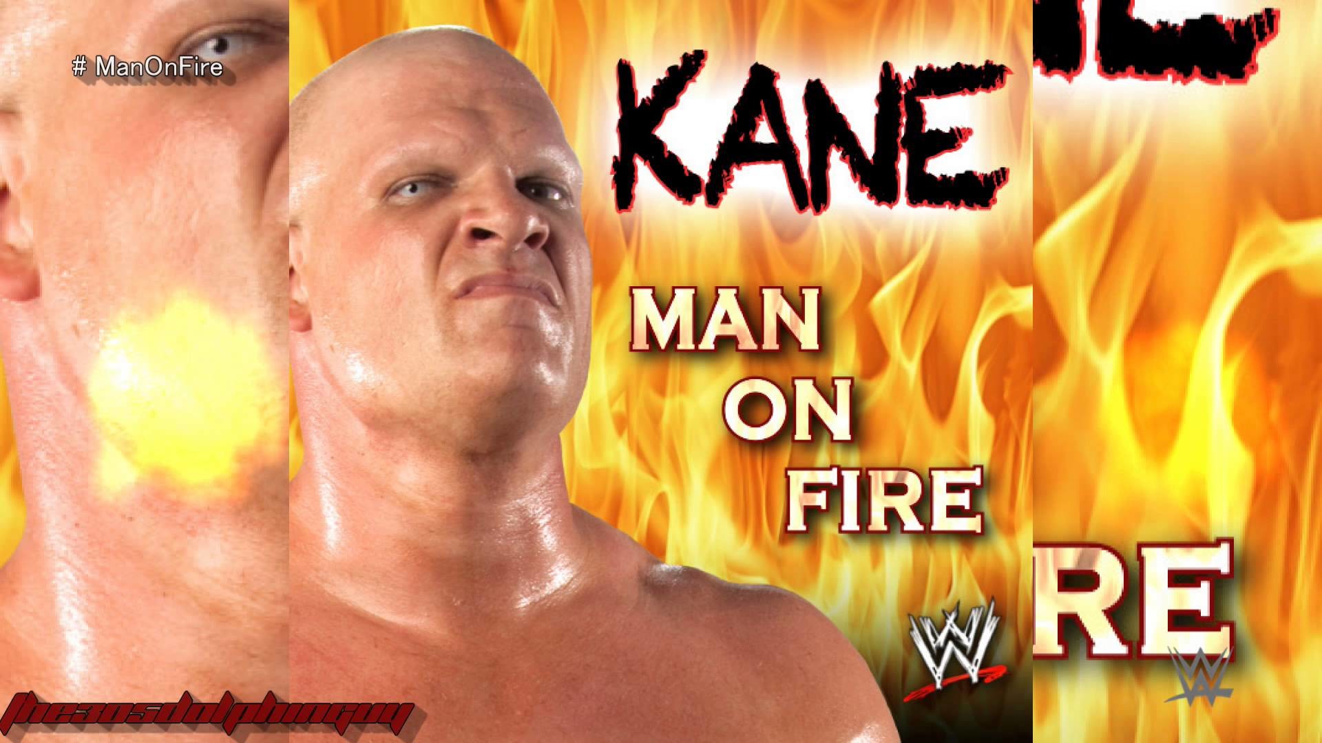 1920x1080 #WWE: Kane 11th Theme - Man On Fire (HQ + Arena Effects)