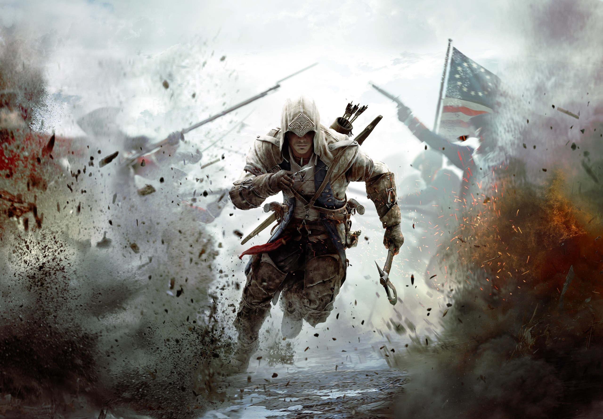 2560x1780 Assassin's Creed 3 Connor Wallpaper