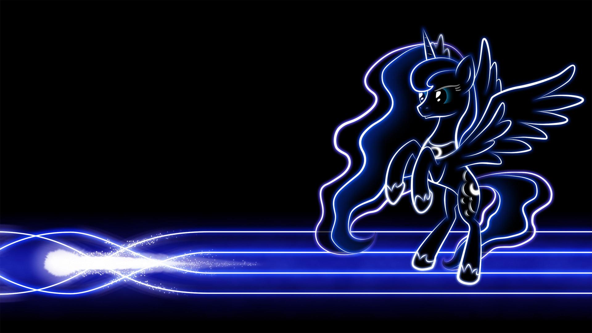 1920x1080 Cartoon - My Little Pony: Friendship is Magic My Little Pony Princess Luna  Wallpaper