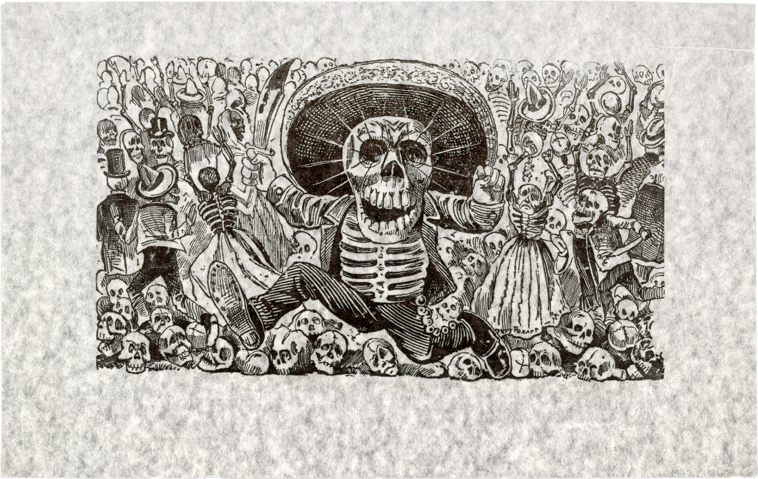 2546x1610 Jose Guadalupe Posada Calavera Skulls Dark Horror Wallpaper At Dark  Wallpapers