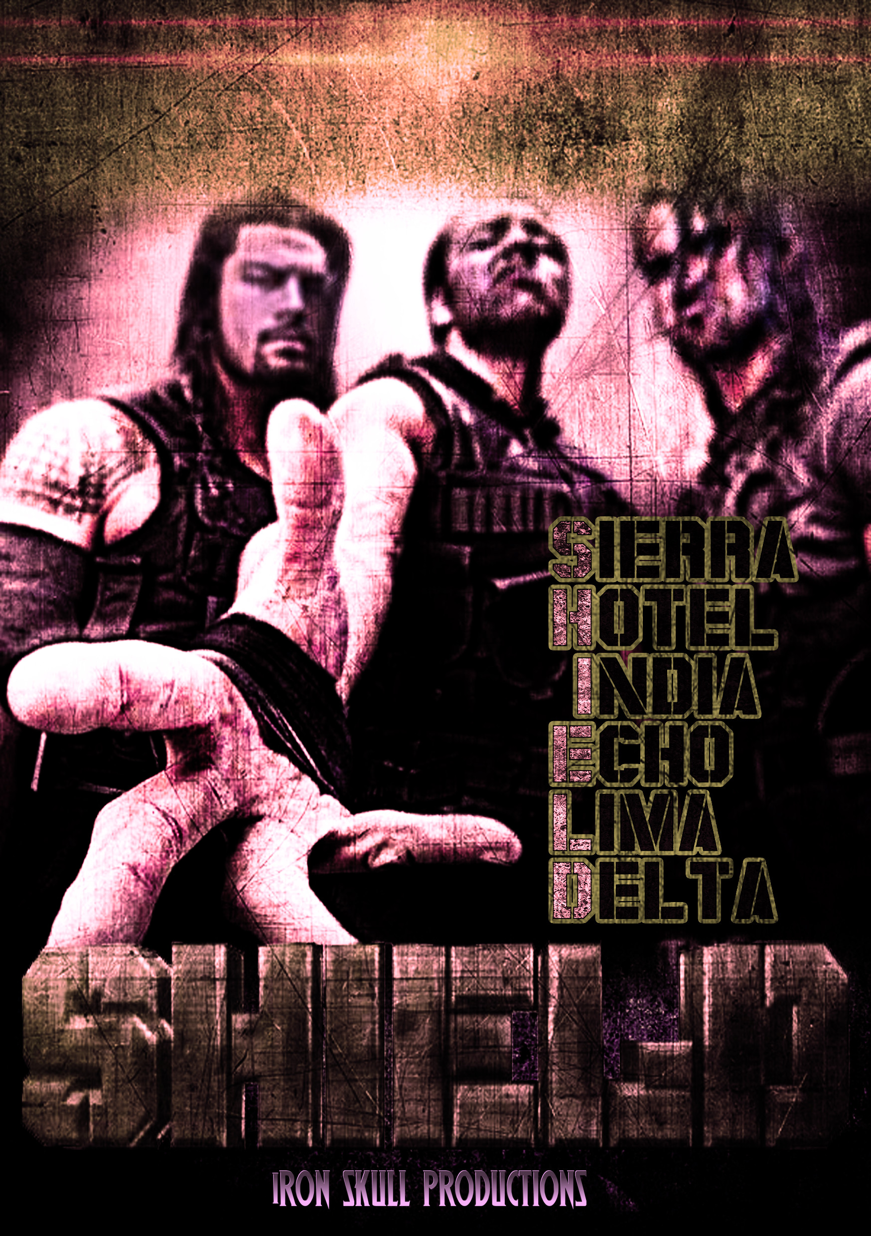 1748x2480 ... WWE - THE SHIELD poster by TheIronSkull