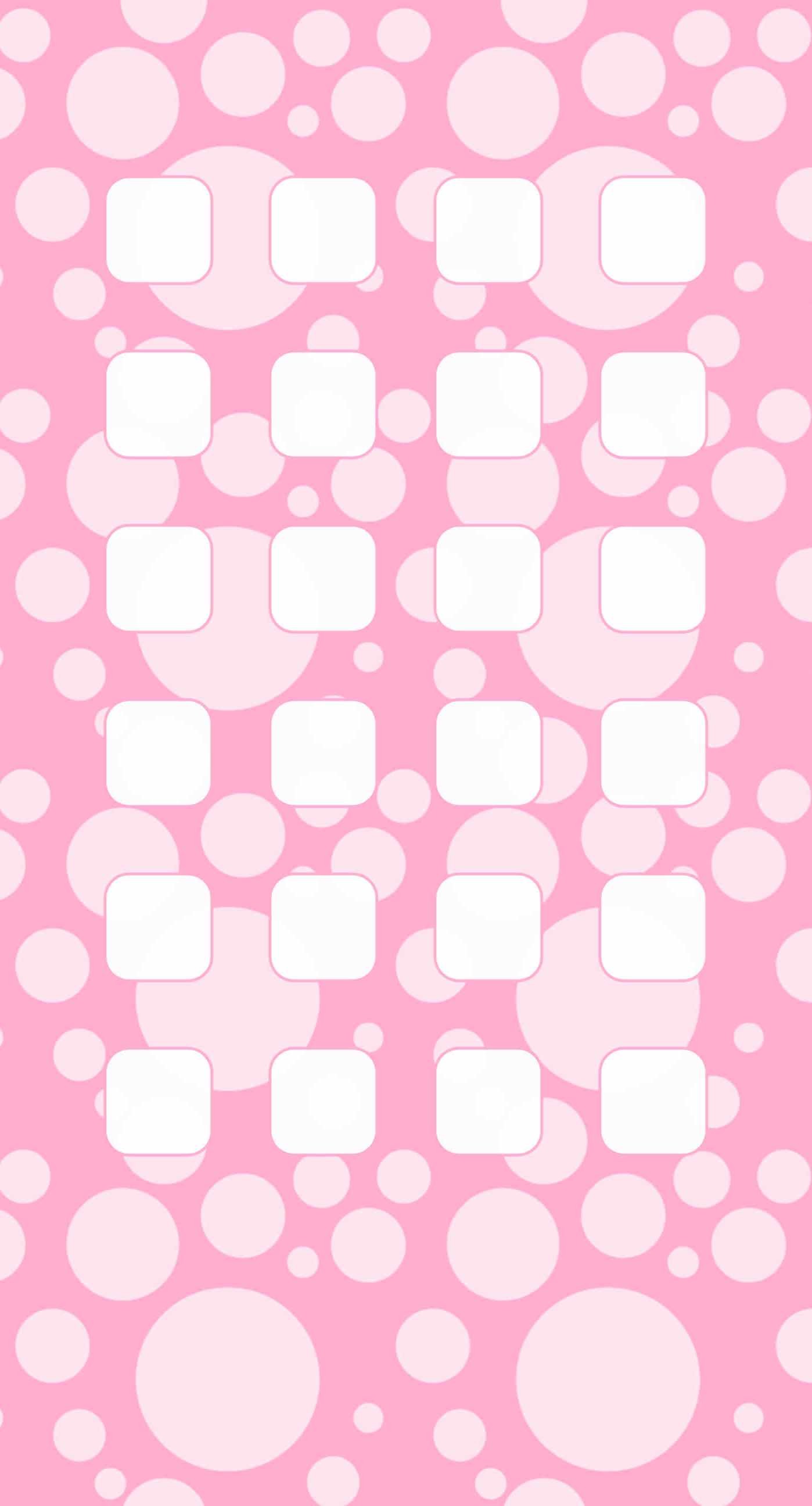 1398x2592 Polka dot pattern for girls pink shelf iPhone6s Plus / iPhone6 Plus  Wallpaper