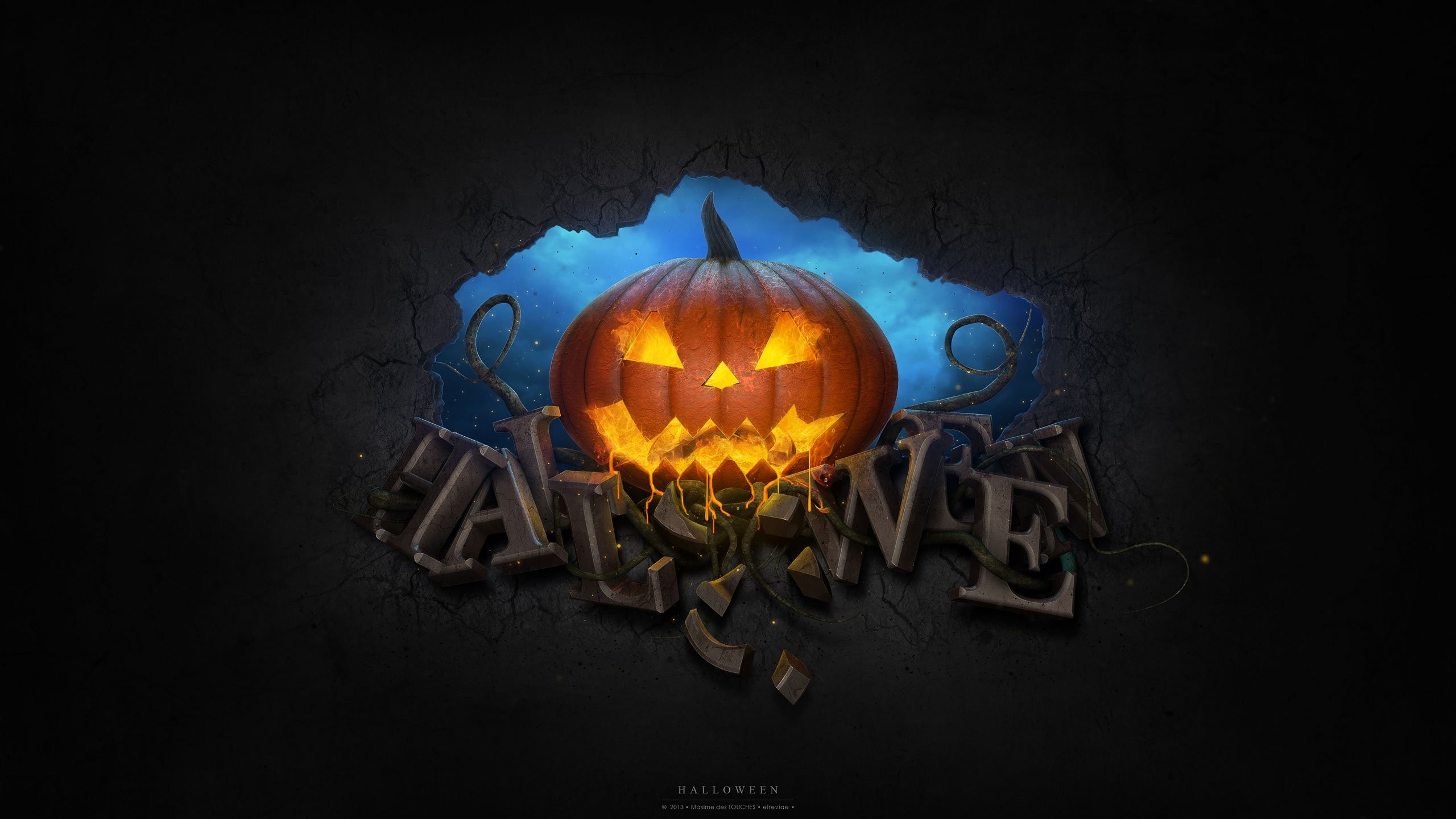 2560x1440 Halloween Collection Funny Backgrounds Widescreen Scary