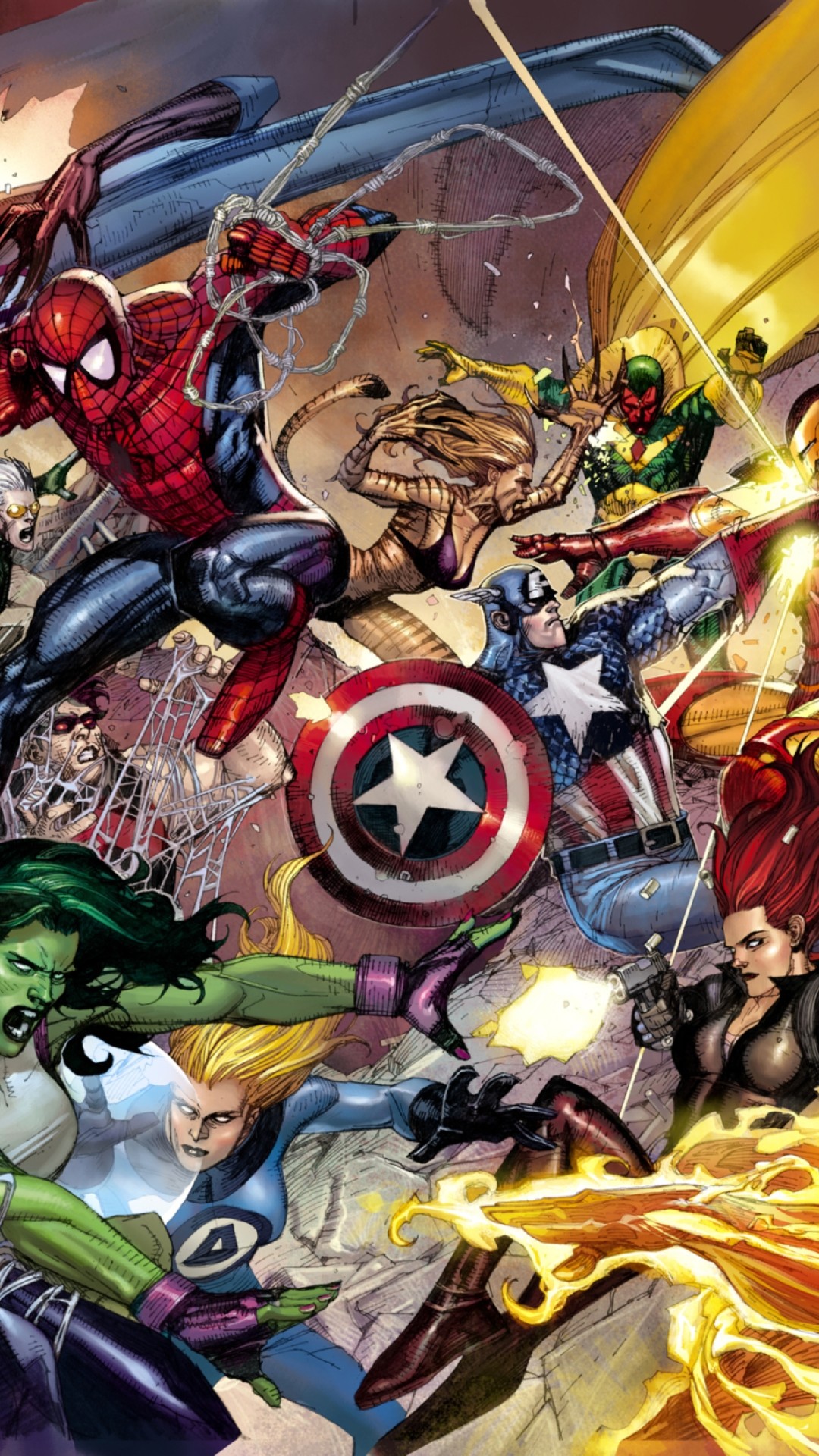 1080x1920 ... Marvel Iphone Wallpaper Marvel Civil War  ...