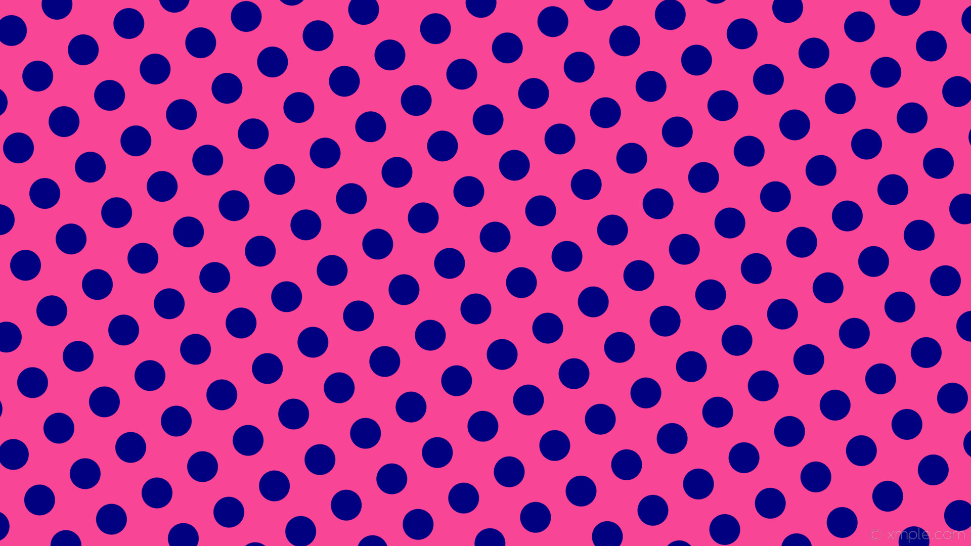 1920x1080 wallpaper polka dots spots blue pink navy #f84595 #000080 120Â° 61px 104px