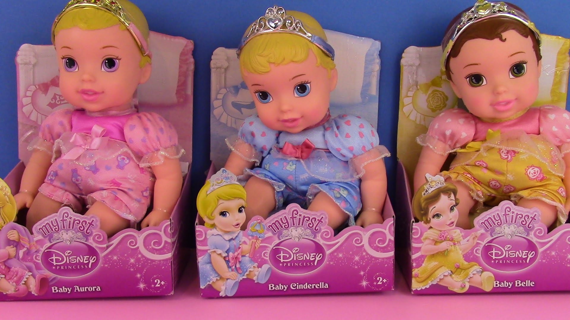1920x1080 Disney Princess Babies Dolls! Baby Aurora, Cinderella and Belle! TOYS FOR  BABY AND TODDLERS - YouTube