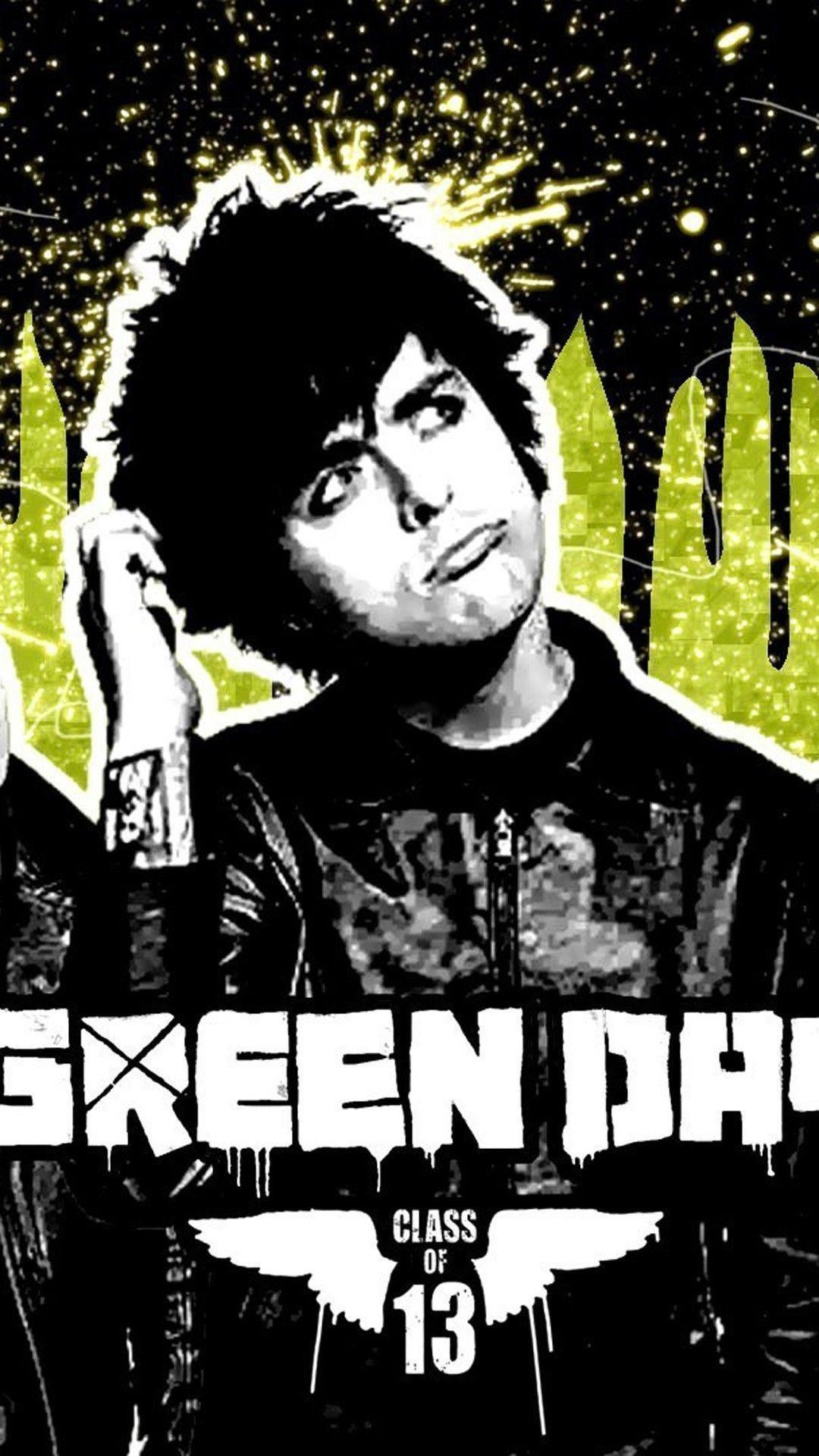 1080x1920 Green Day poster iPhone 7 wallpaper