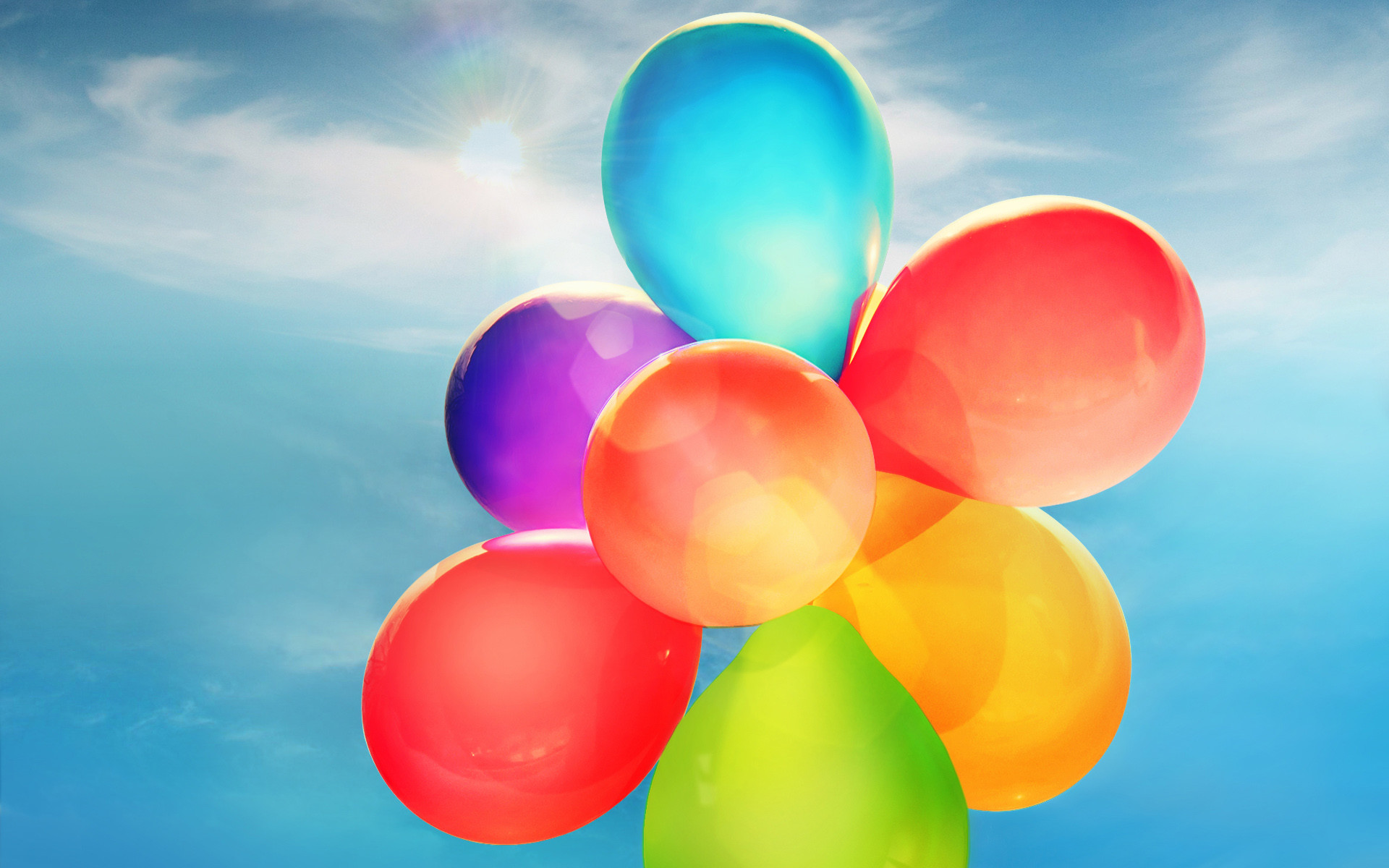 1920x1200 Colorful Balloons Full HD 1080p Wallpaper