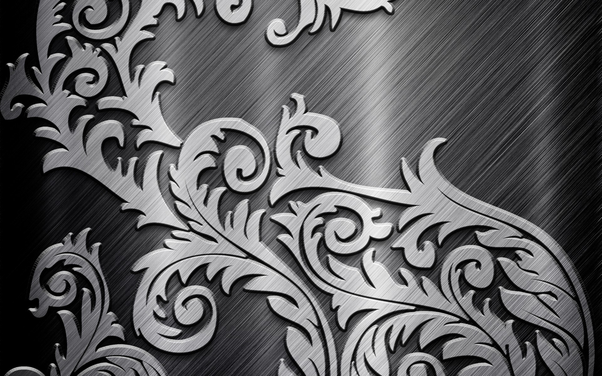 1920x1200 Backgrounds-metallic-gray-tribal