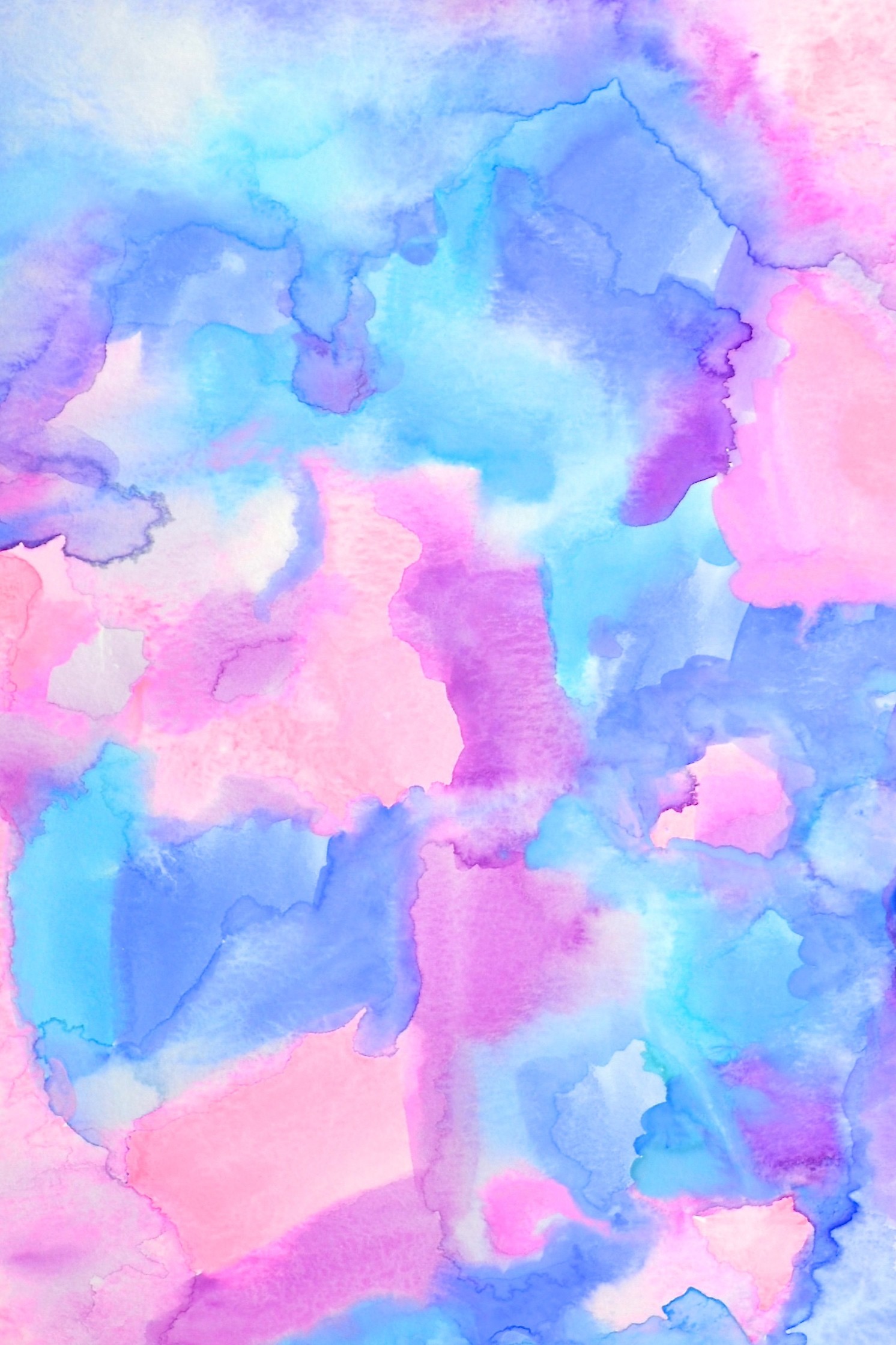 1492x2238 "Ambrosia"- gorgeous free hand painted watercolor iPhone wallpaper.