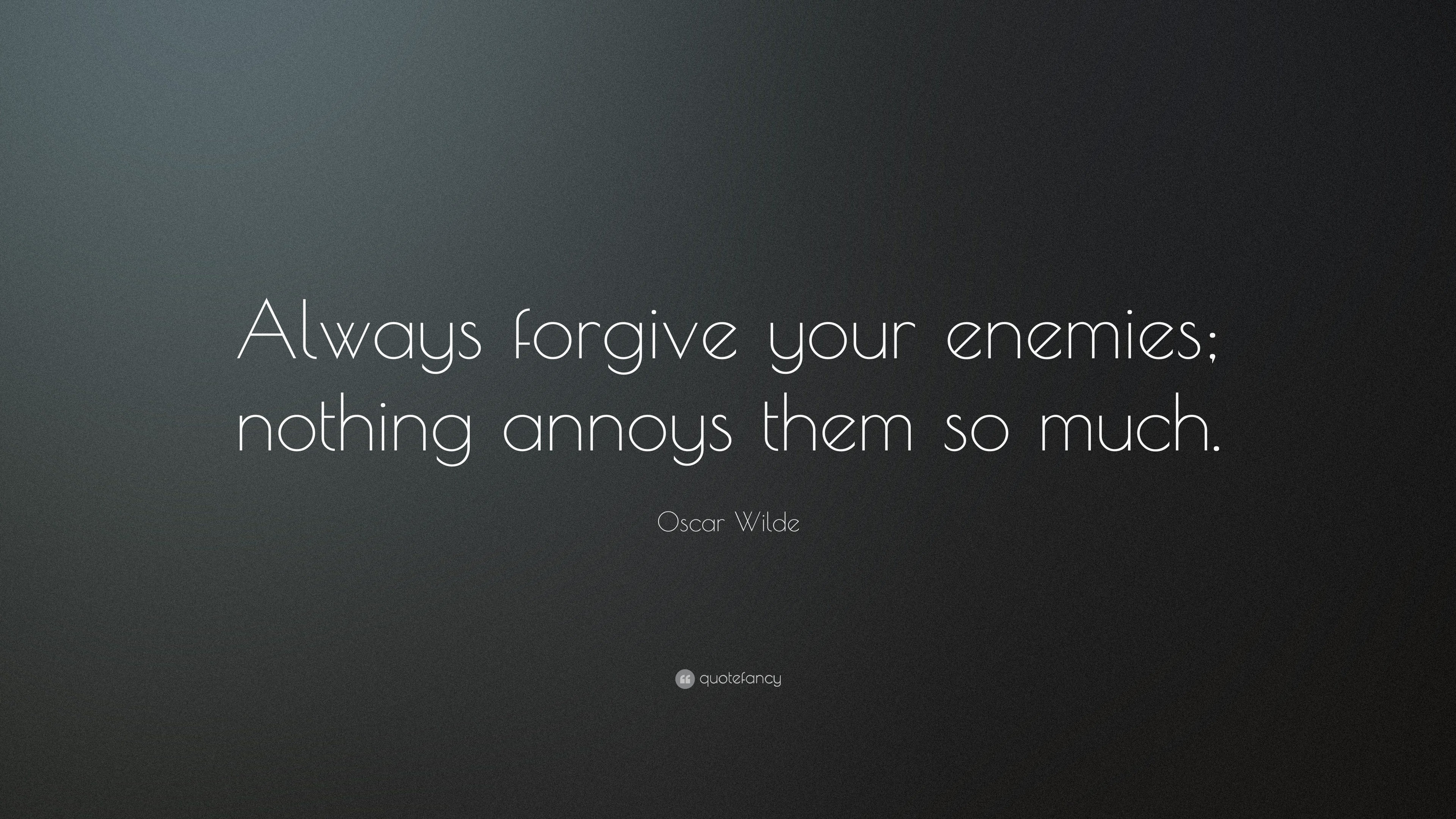 3840x2160 Funny Quotes: “Always forgive your enemies; nothing annoys them so much.”