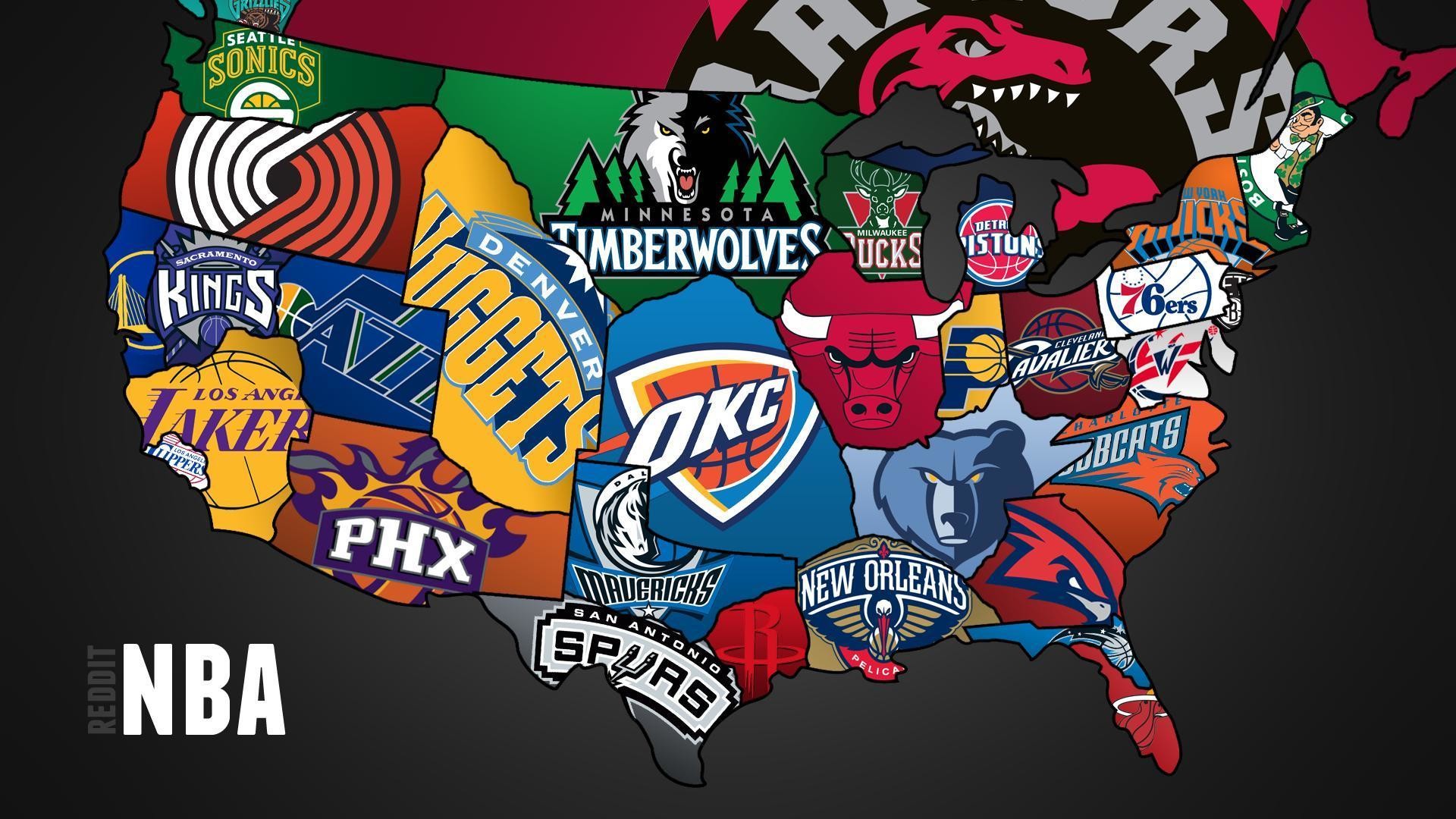 1920x1080 All Teams NBA Wallpaper