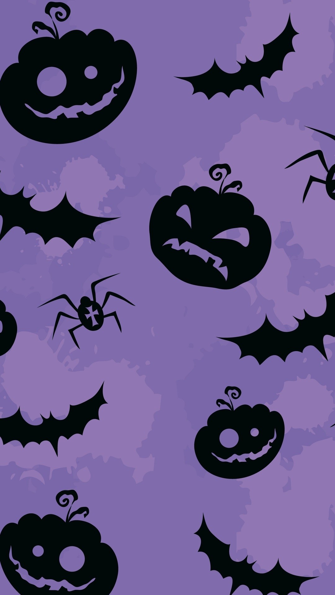 1080x1920 creepy, pumpkin, bats and spiders, textures, halloween pumpkins photo