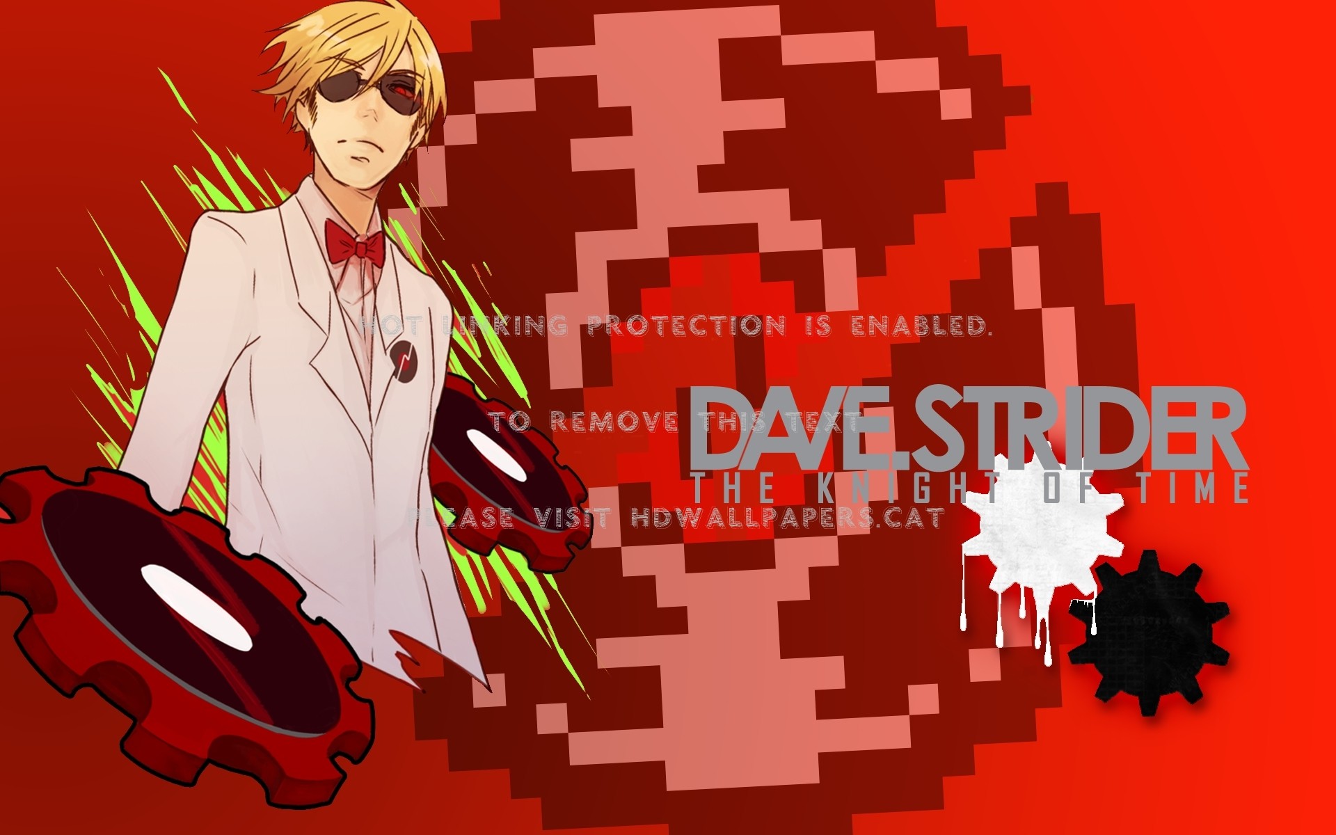 1920x1200 Dave Strider Homestuck Knight Of Time Anime