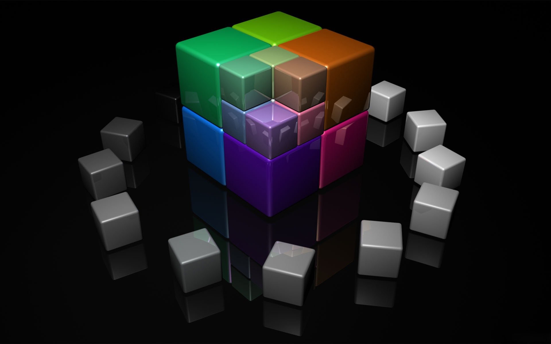 1920x1200 3D Cube 311516 ...