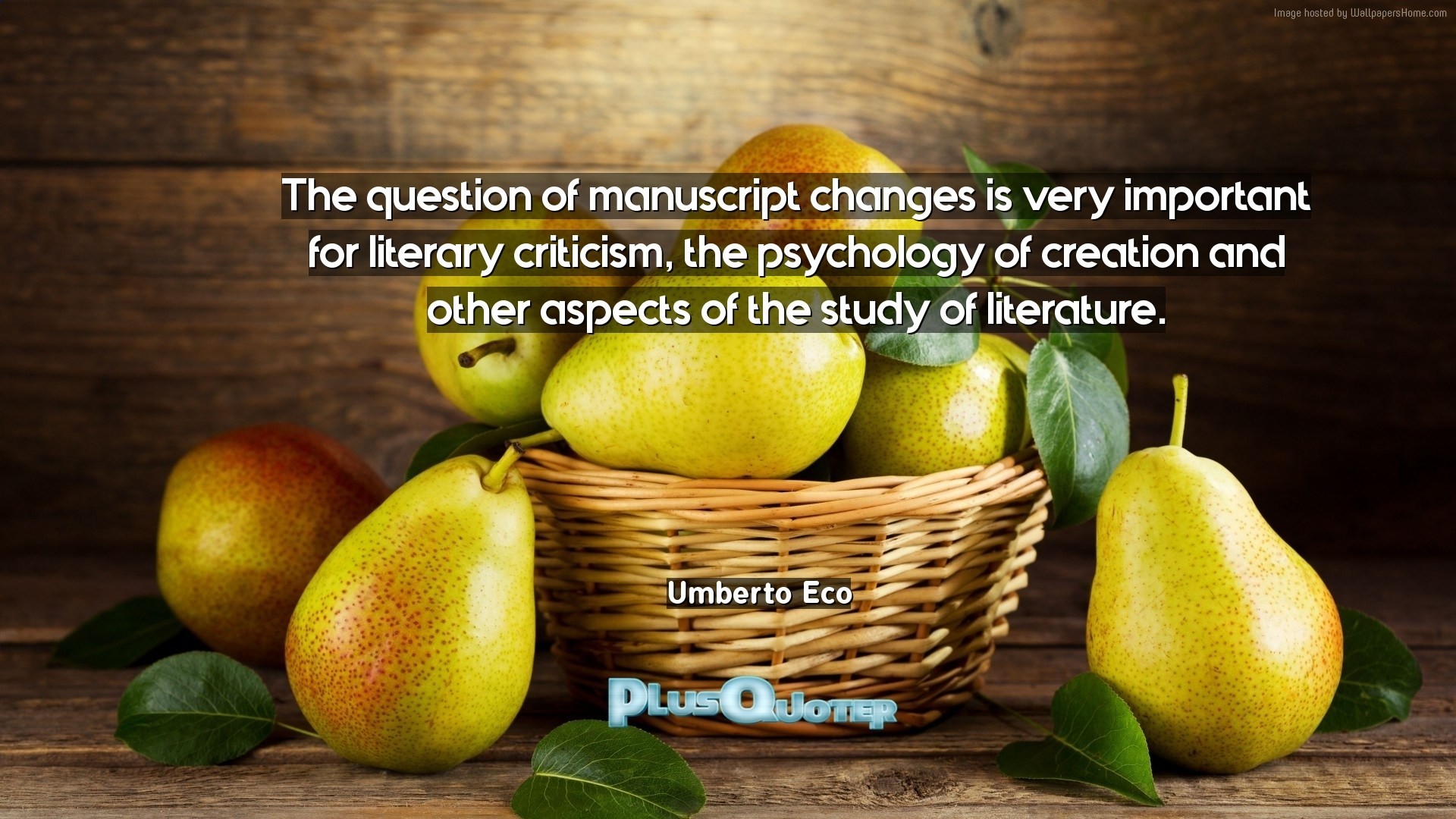 1920x1080 Download Wallpaper with inspirational Quotes- "The question of manuscript  changes is very important for. “