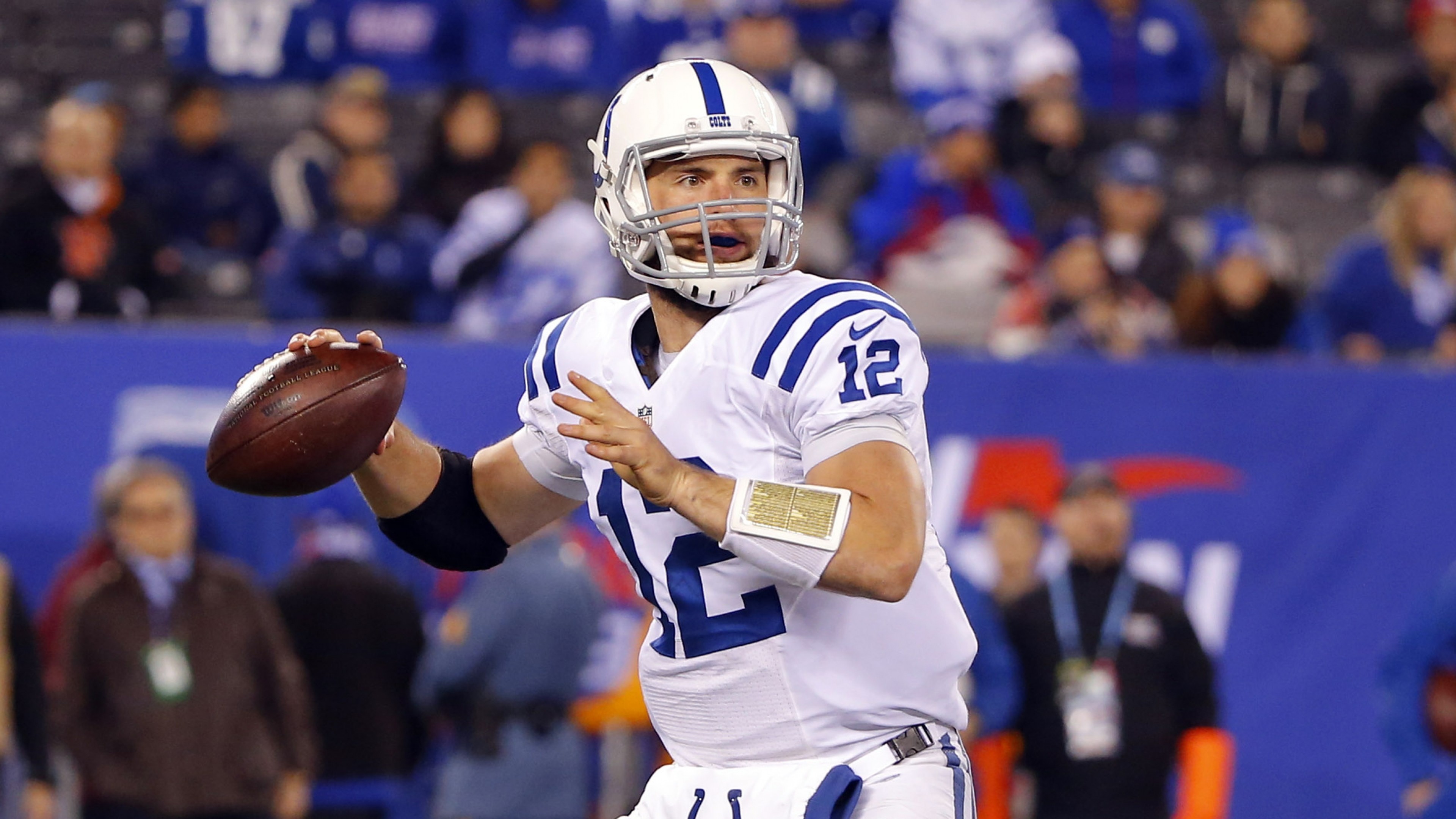 3840x2160  Wallpaper andrew luck, indianapolis colts, american football